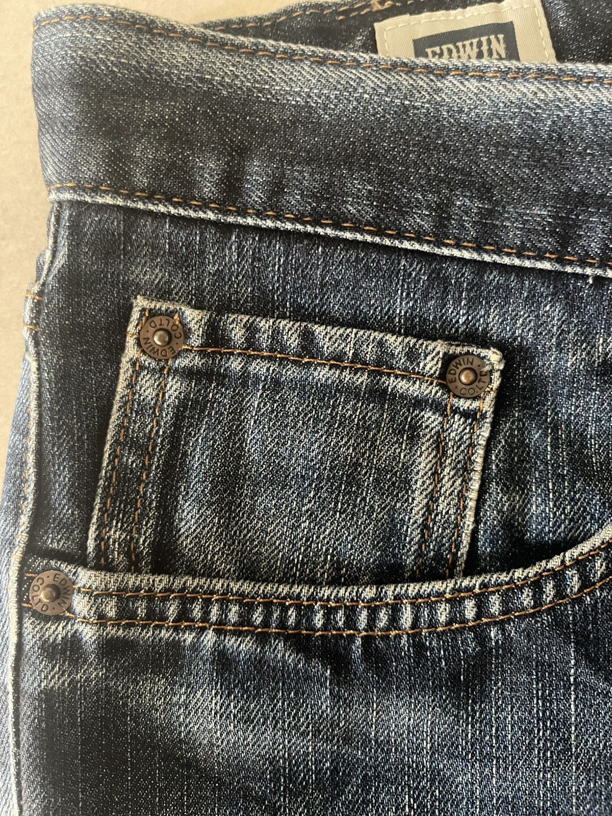 Edwin Vintage Edwin International Basic 404 Denim Made in Japan Size US 35 - 8 Thumbnail