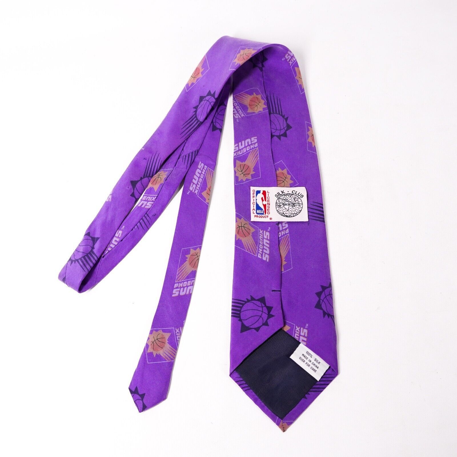 NBA VTG Phoenix Suns NBA Finals Basketball Silk Neck Tie Size ONE SIZE - 5 Thumbnail