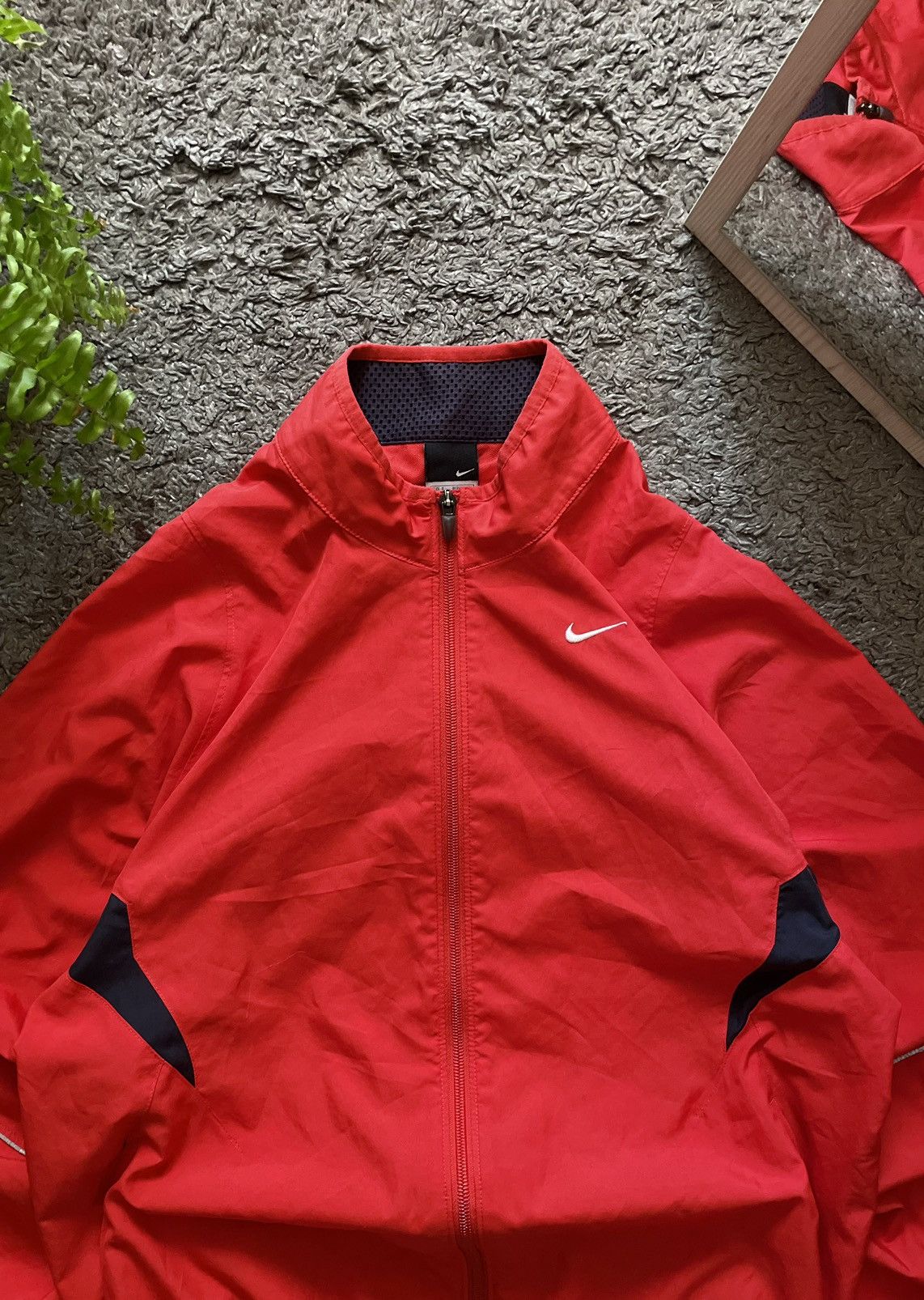 Nike × Vintage 00s Nike Vintage Light Jacket Streetwear Logo Swoosh Rare Size US S / EU 44-46 / 1 - 7 Thumbnail