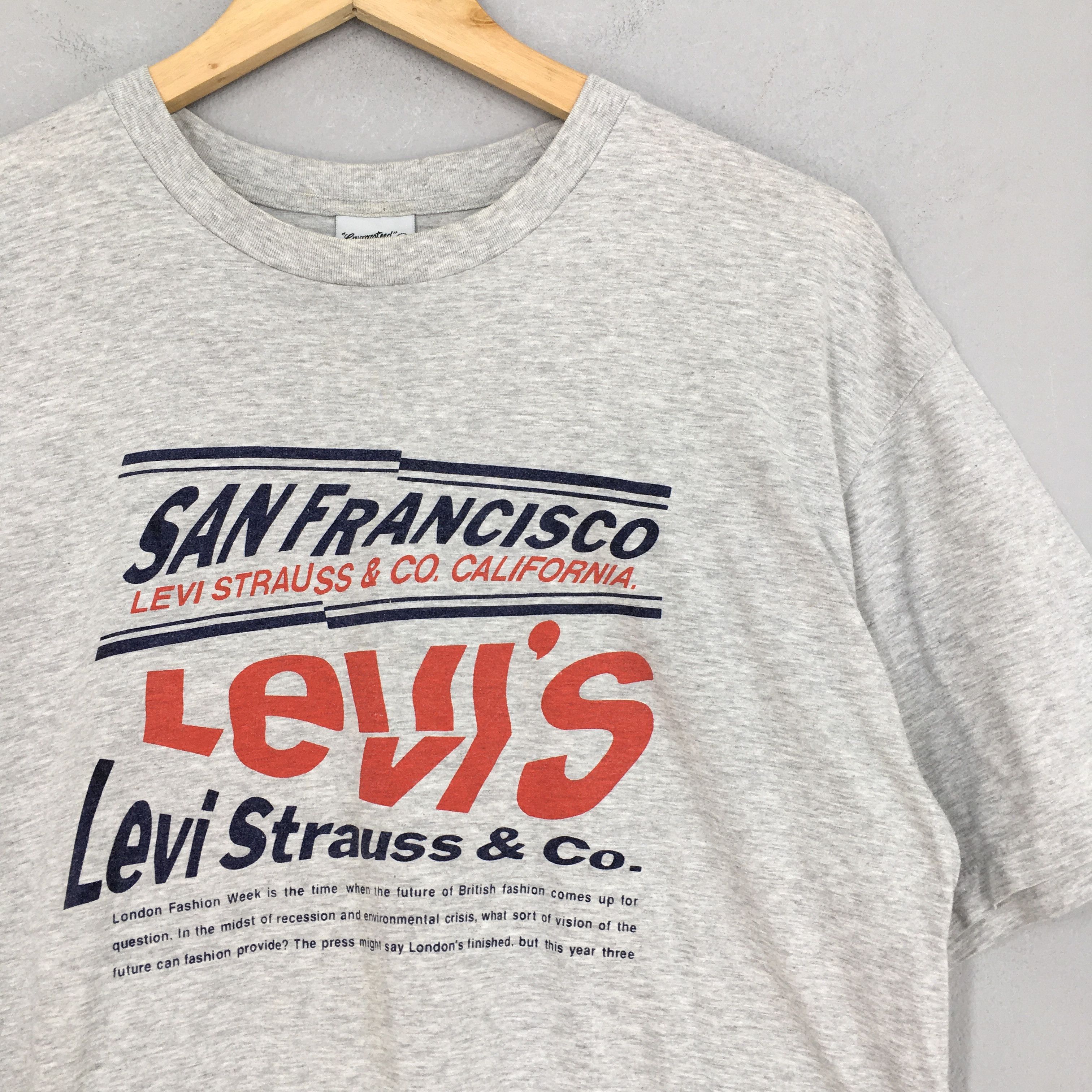 Levi's Vintage 90's Levis San Francisco Tshirt Large Size US L / EU 52-54 / 3 - 2 Thumbnail