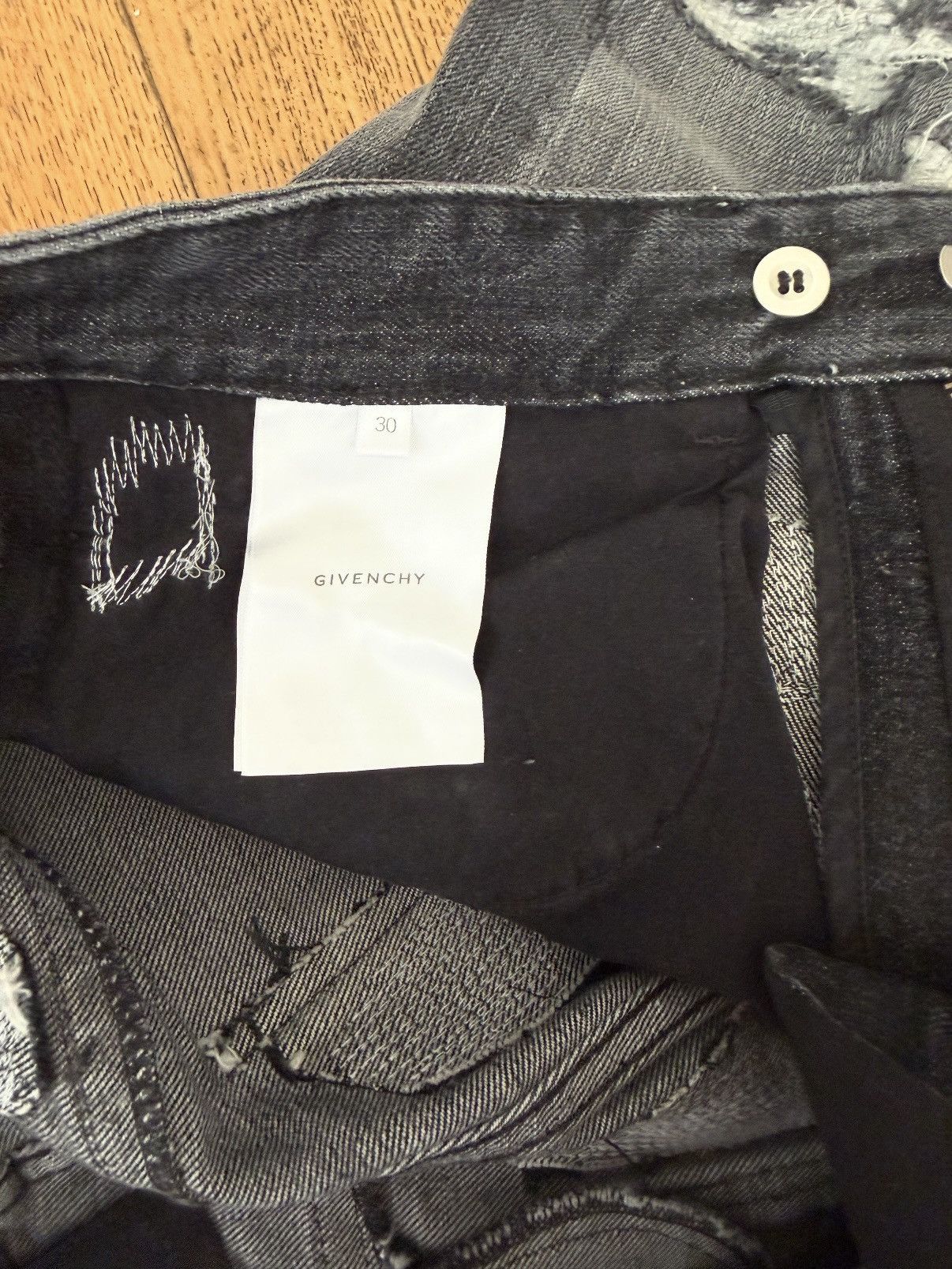 Givenchy Givenchy black jeans boro Matthew Williams Size US 30 / EU 46 - 5 Thumbnail