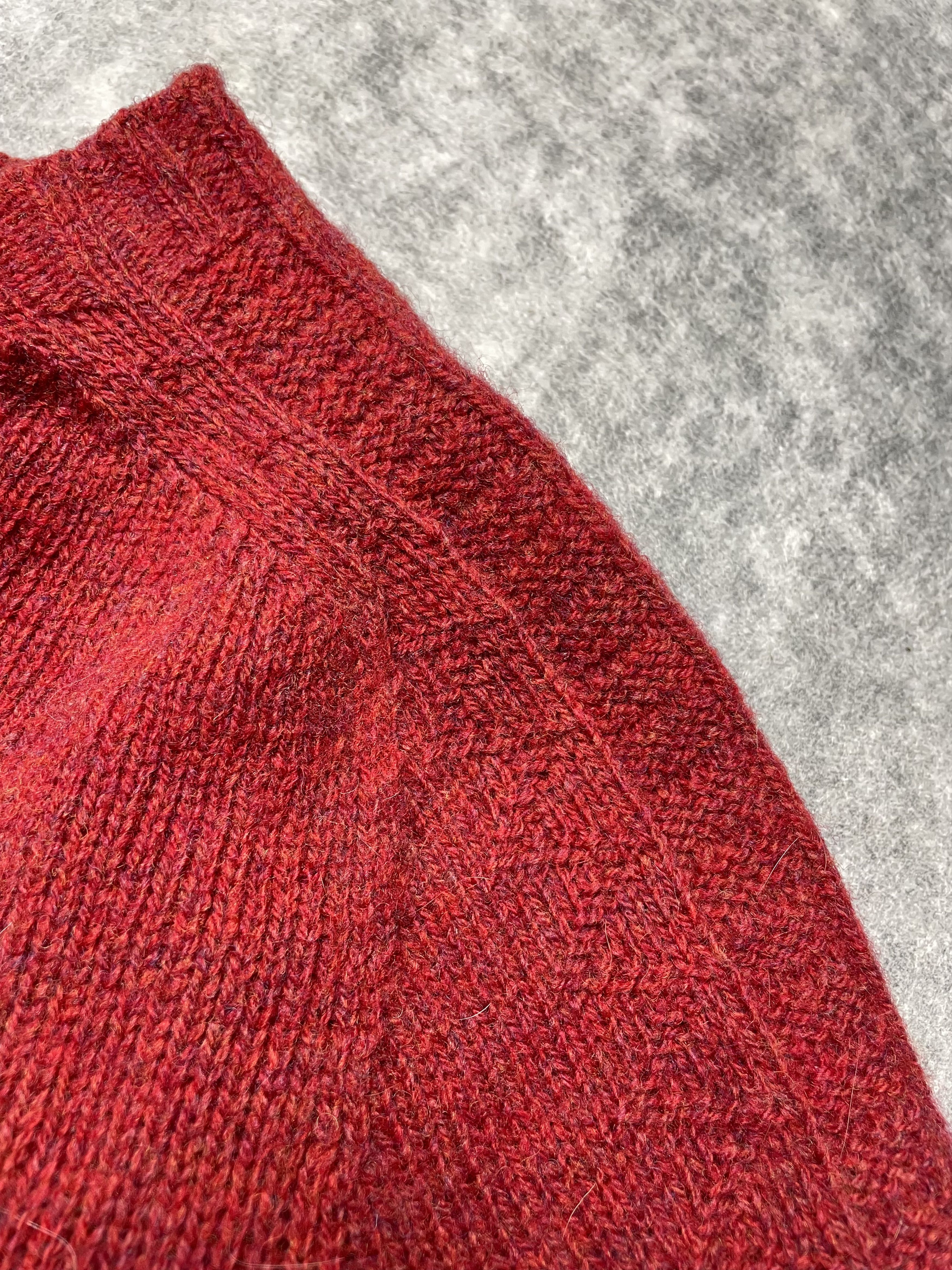 Harley of Scotland Harley of Scotland Wool Sweater Red Size M/L Size M / US 6-8 / IT 42-44 - 7 Thumbnail
