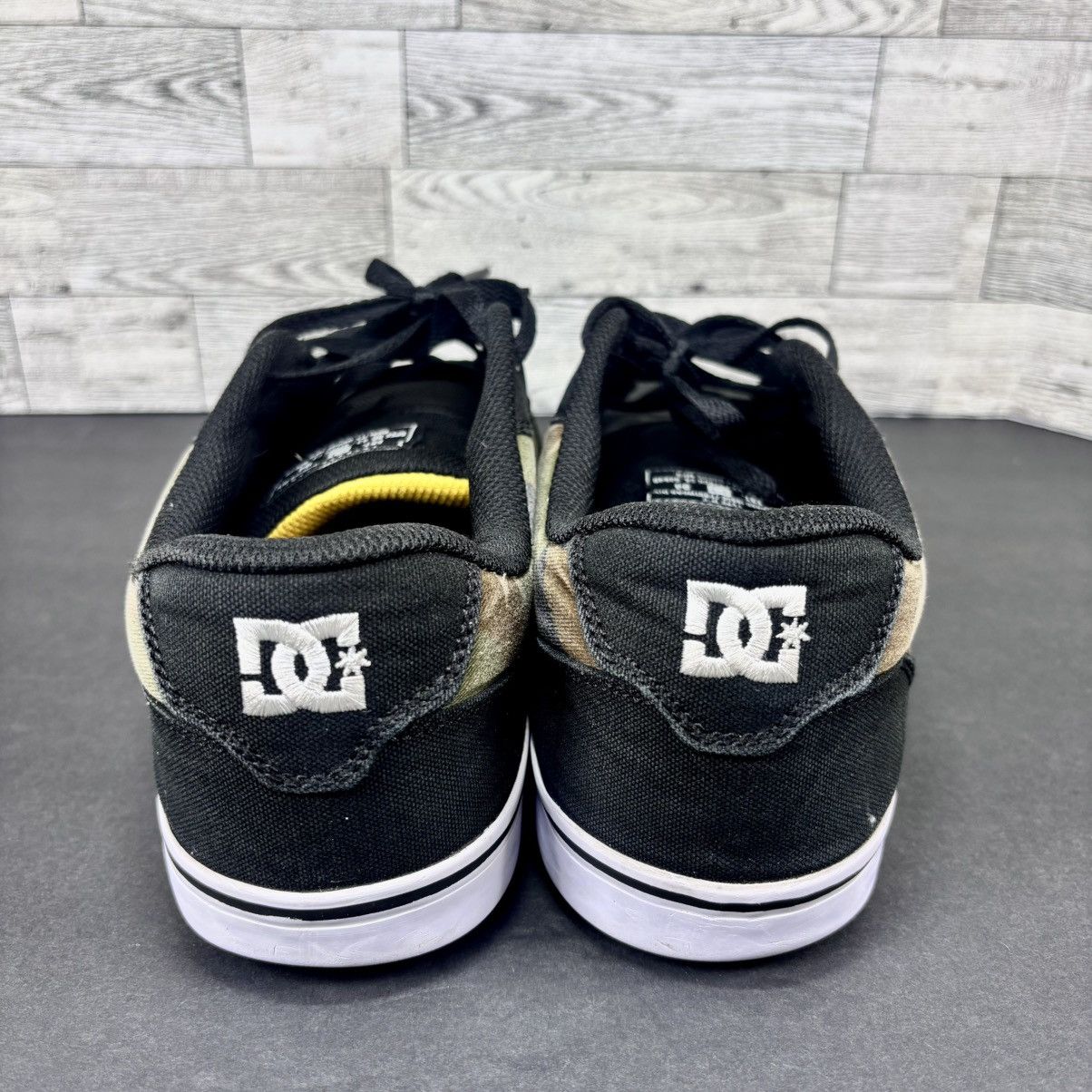 DC DC ANVIL CANVAS TX SE SKATE TRAINERS MEN SHOES BLACK/ Size US 12 / EU 45 - 3 Thumbnail