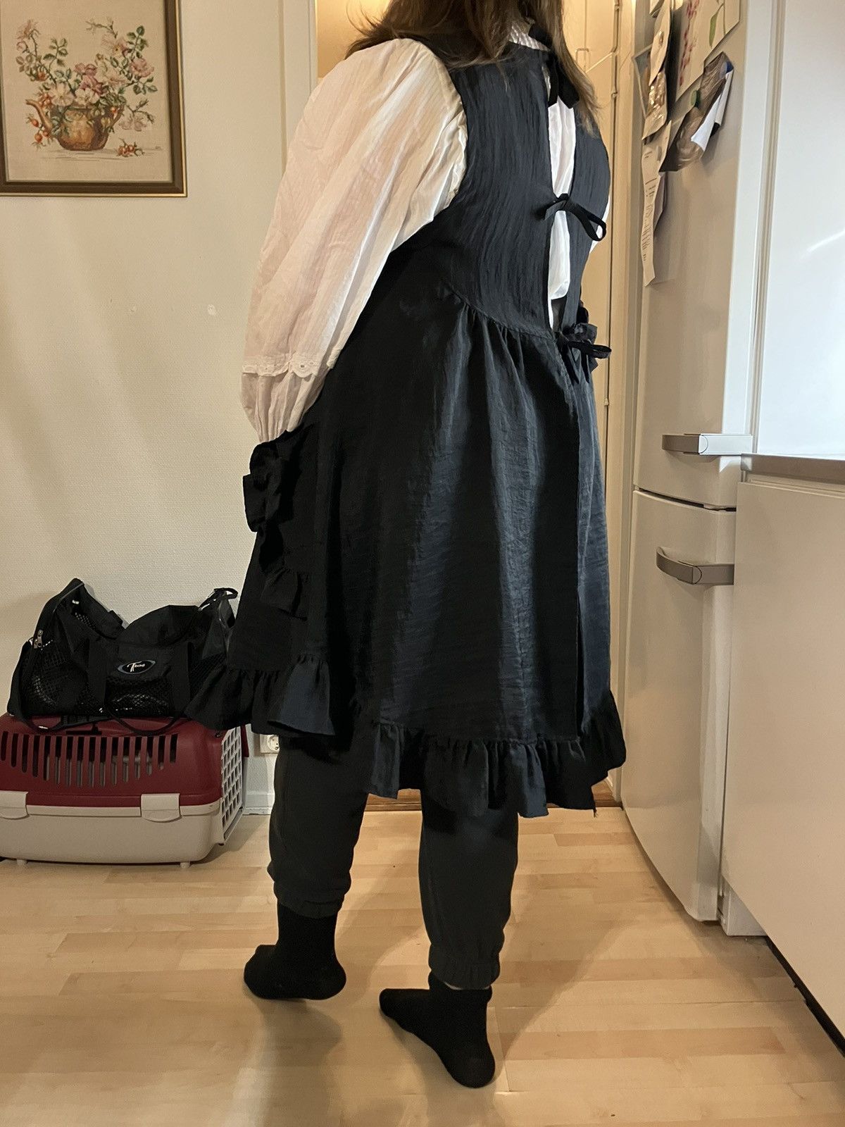 Japanese Brand Black Japanese dress Size ONE SIZE - 2 Thumbnail