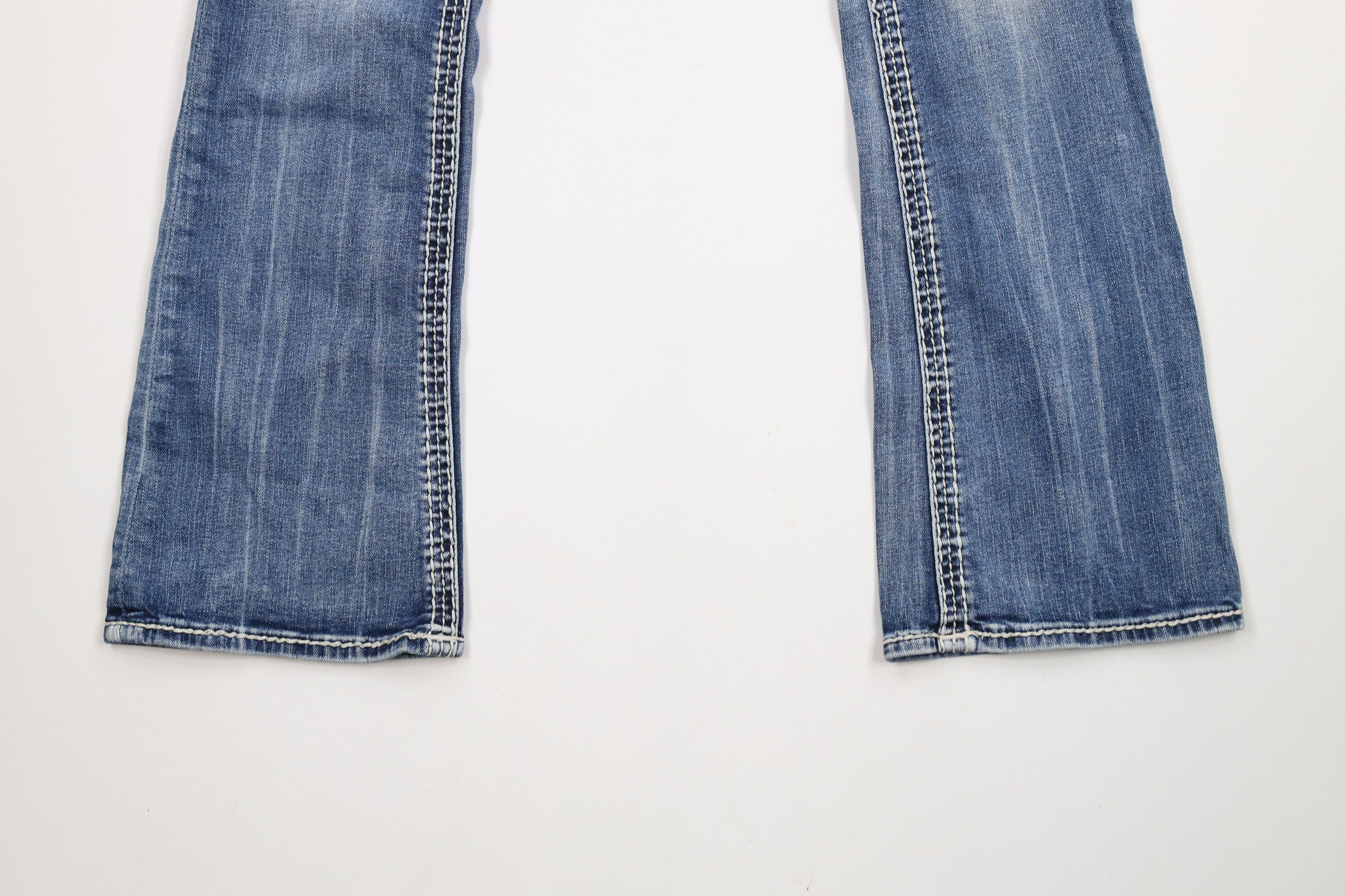 Rock Revival × Vintage Rock Revival Thick Stitch Yui Bootcut Jeweled Denim Jeans Size 26" / US 2 / IT 38 - 4 Thumbnail