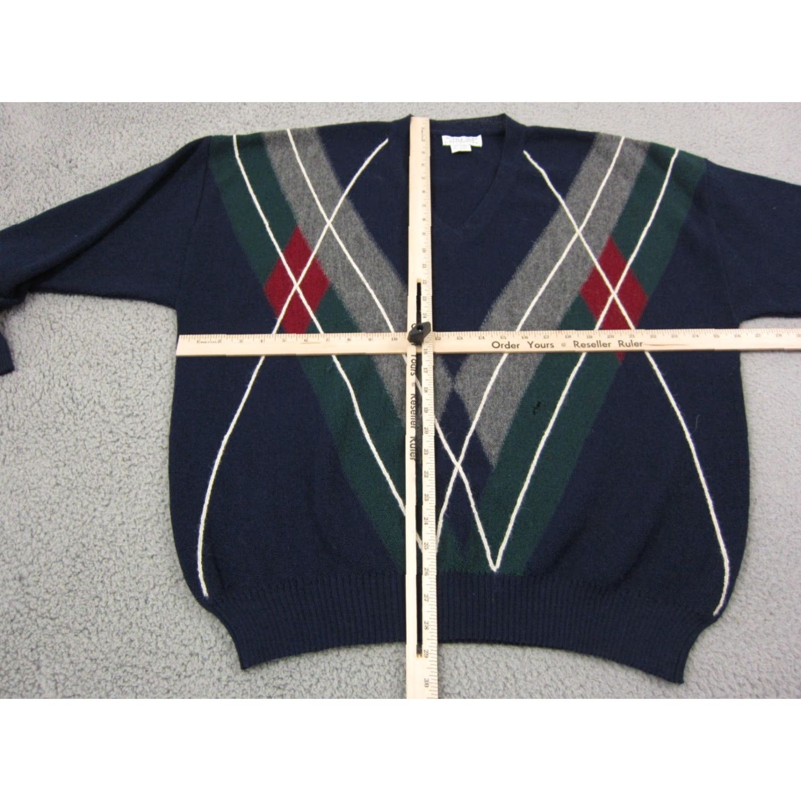Vintage VINTAGE Tuttle Golf Alpaca Sweater Mens XL Blue V-Neck Knit Pullover 90s Golf Rugby Clothing Mens XL Blue Alpaca Cotton Knit Sweater Size US XL / EU 56 / 4 - 7 Thumbnail