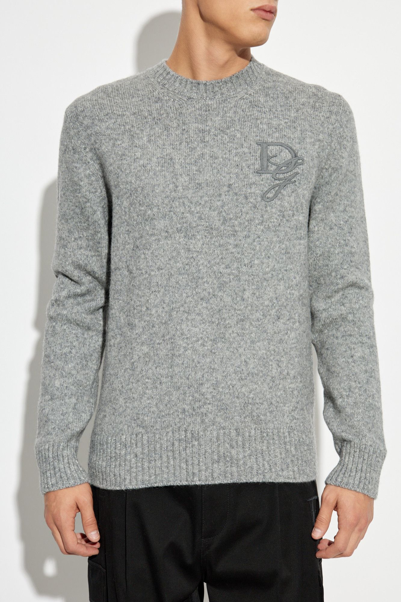 Dolce & Gabbana o1s22i1n0225 Roundneck Sweater in Grey Size US M / EU 48-50 / 2 - 3 Thumbnail