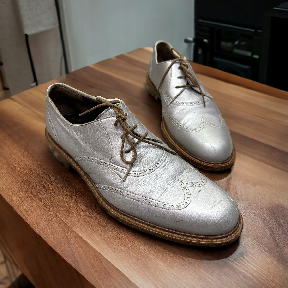 Lanvin LANVIN PLATFORM BROGUES PEATHER SHOES Size US 10 / EU 43 - 1 Thumbnail