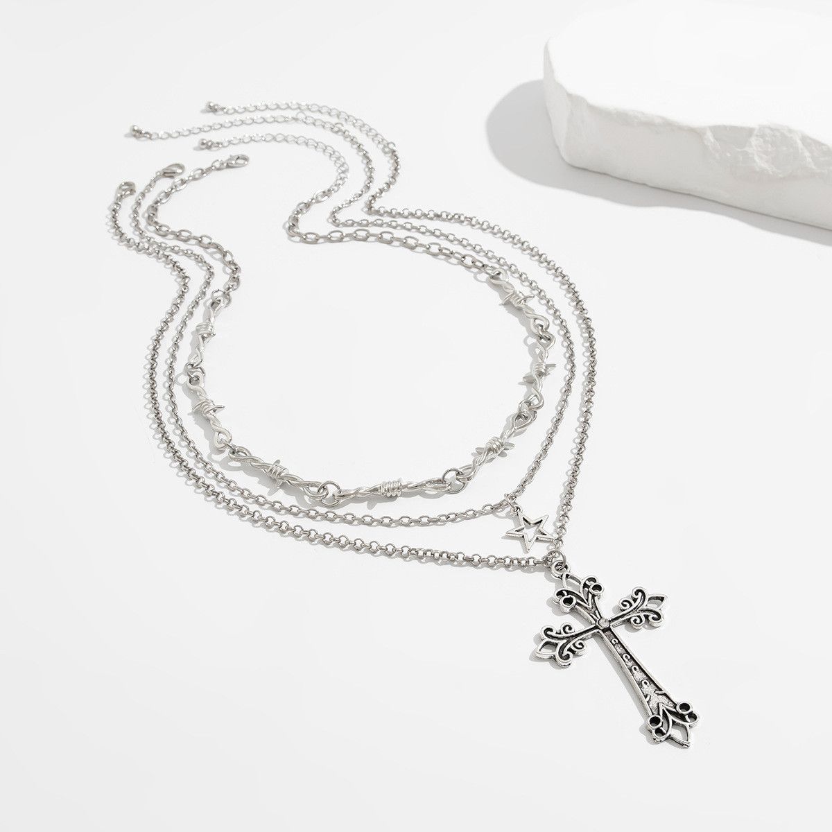 Other Cross Rare STEAL! Y2K Chains Necklace Chain Size ONE SIZE - 4 Thumbnail