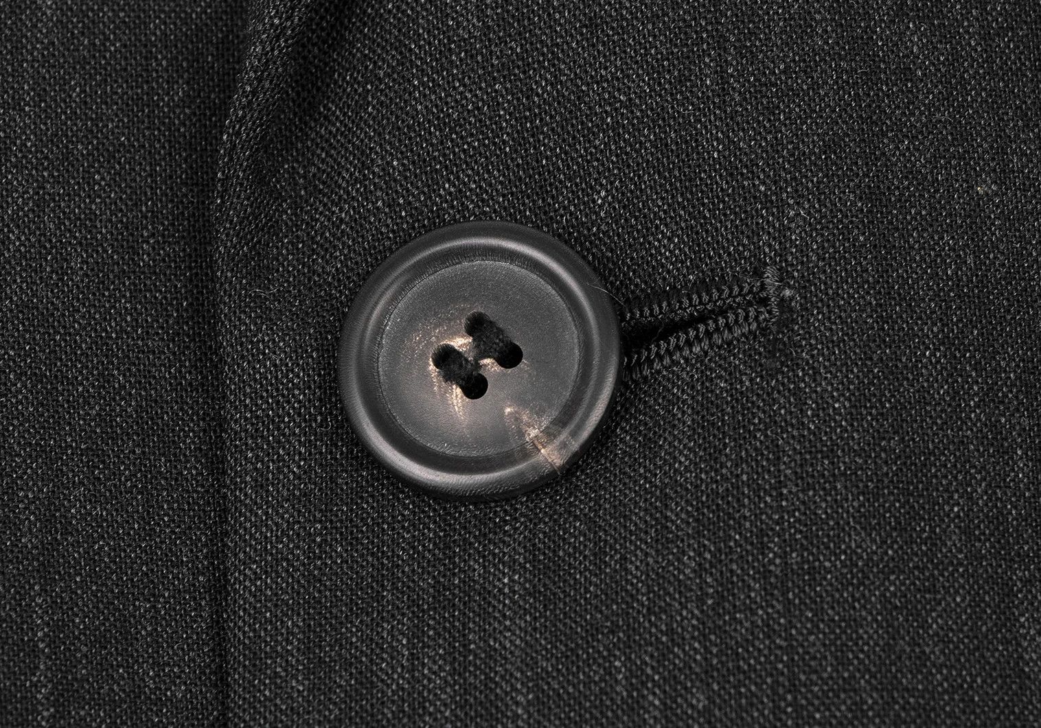 Issey Miyake Wool 2-Button Jacket in Charcoal, Size L Size US L / EU 52-54 / 3 - 9 Thumbnail