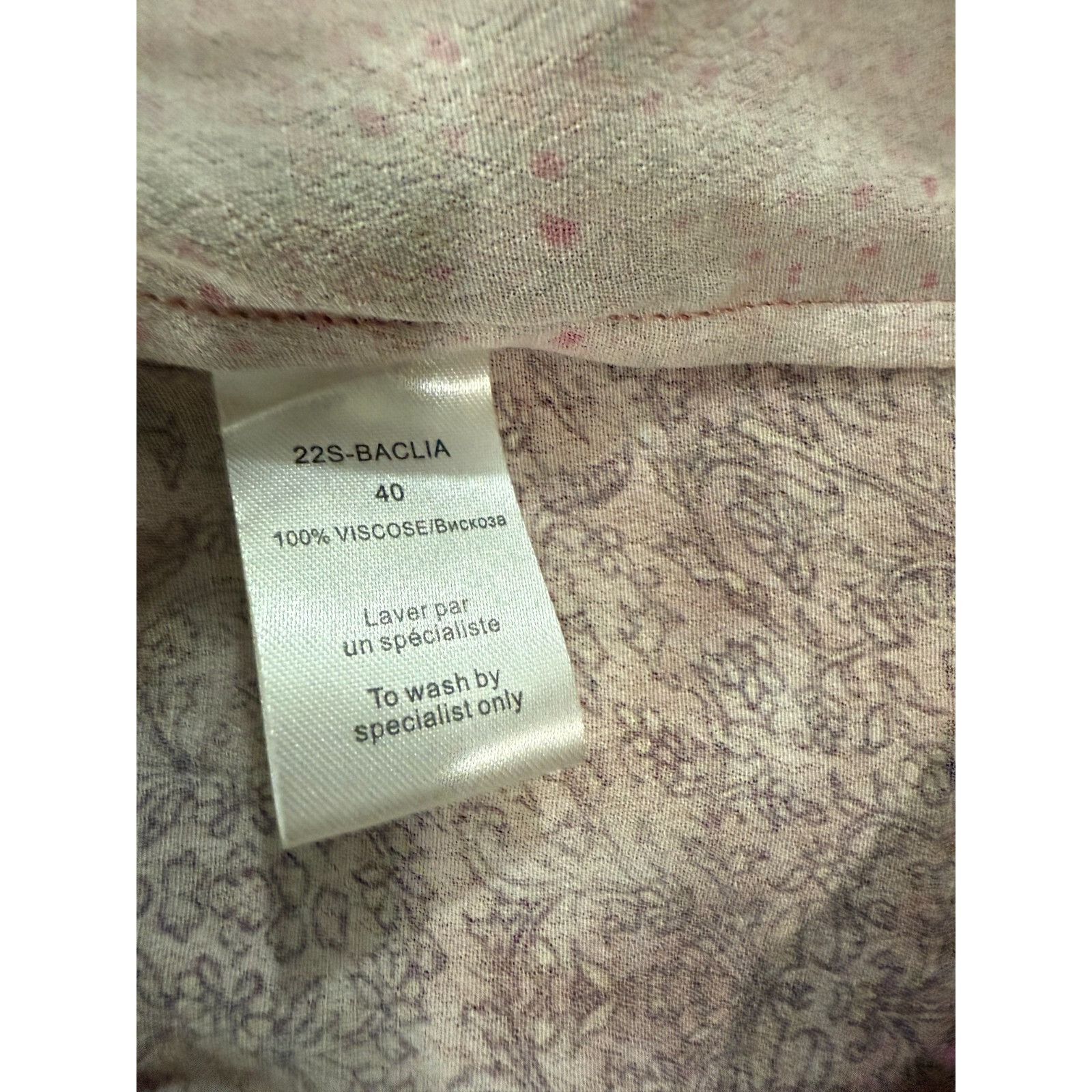 Mes Demoiselles Mes Demoiselles Baclia Printed Blouse Size 40 US 6 NWT mspr Size S / US 4 / IT 40 - 4 Thumbnail