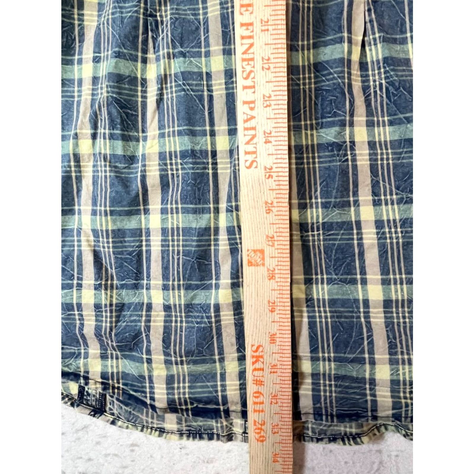 Guess GUESS Plaid Long Sleeve Shirt Dress Olive Brown M Knee Length Women Casual Flannel Dress Size M / US 6-8 / IT 42-44 - 5 Thumbnail