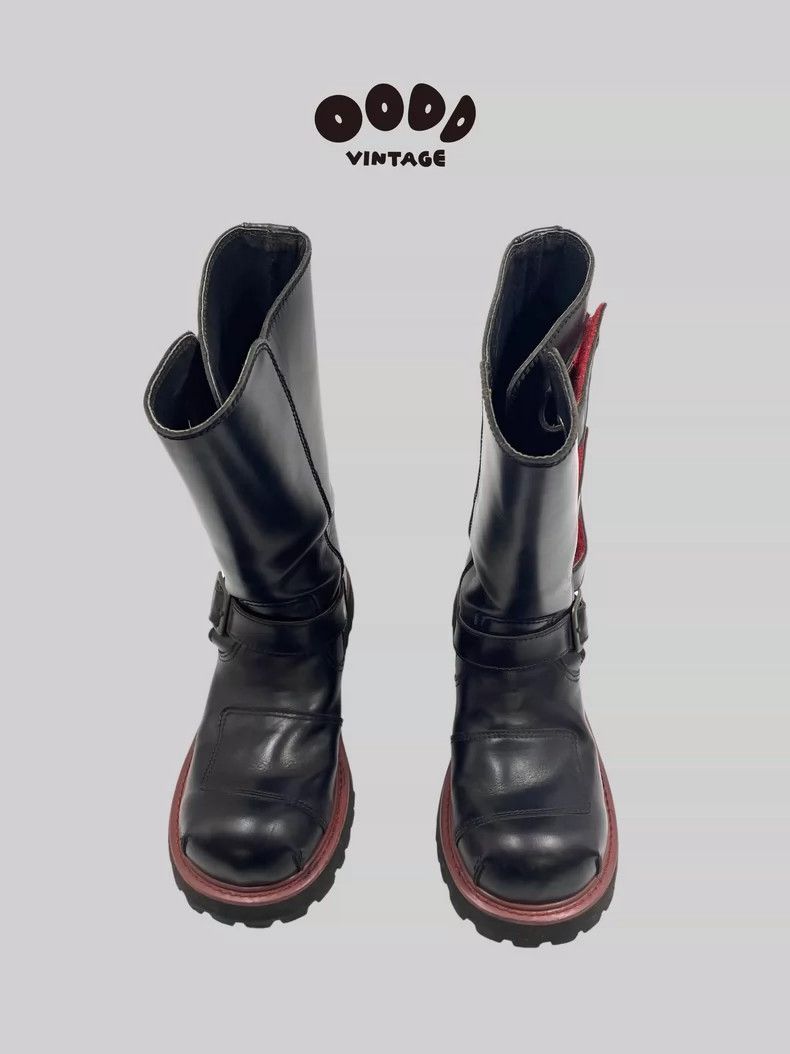 Jean Paul Gaultier Jean Paul Gaultier High-Top Engineer Boots-dmc Size US 6.5 / EU 39-40 - 1 Thumbnail