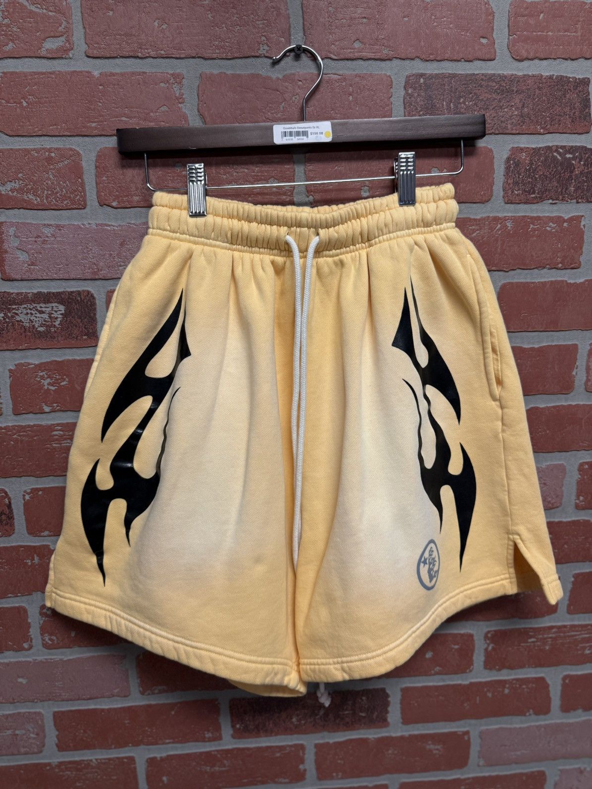 HELLSTAR Hellstar Flame Shorts Yellow Size XS Brand New Size US 30 / EU 46 - 1 Thumbnail
