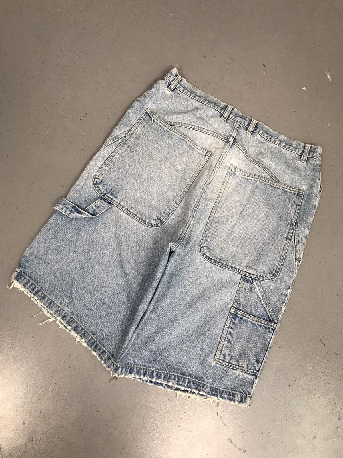 JNCO × Vintage Vintage extreme limit carpenter denim short Size US 35 - 6 Thumbnail