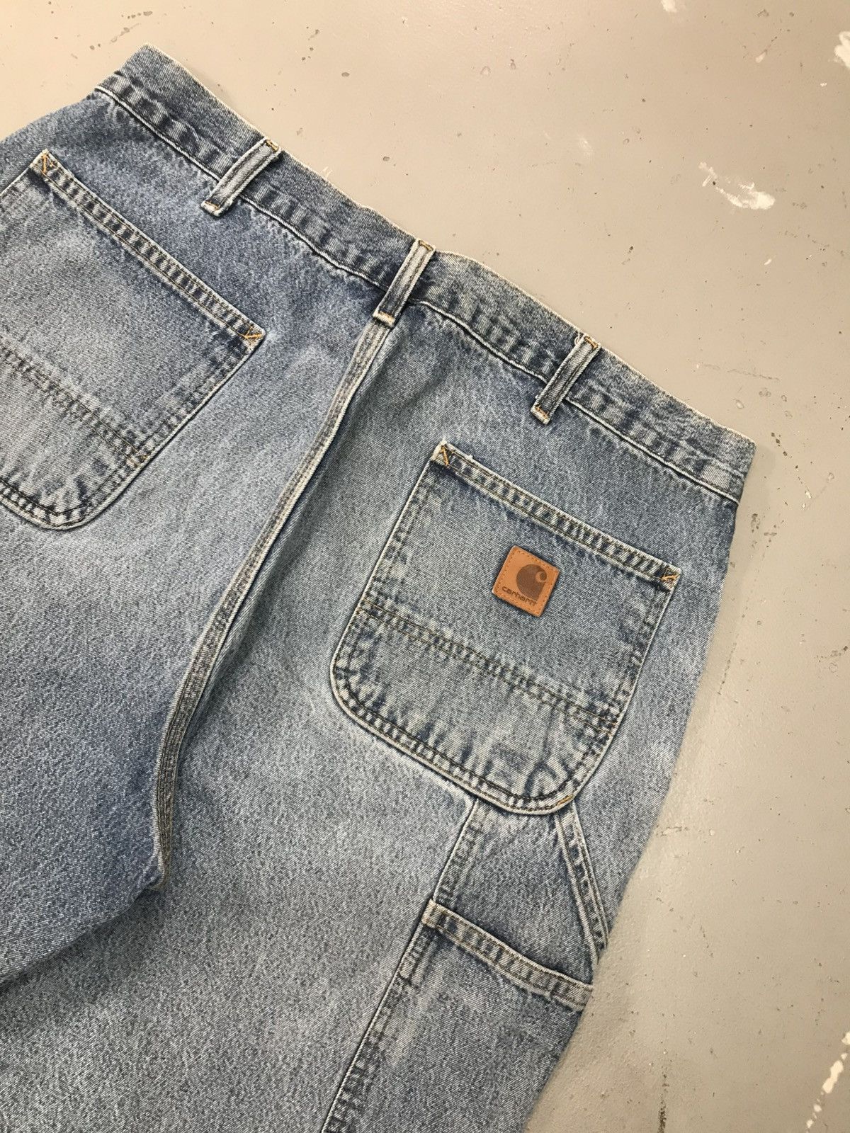 Carhartt × Vintage Vintage Carhartt b28 dps carpenter denim short - 36 Size US 36 / EU 52 - 7 Thumbnail