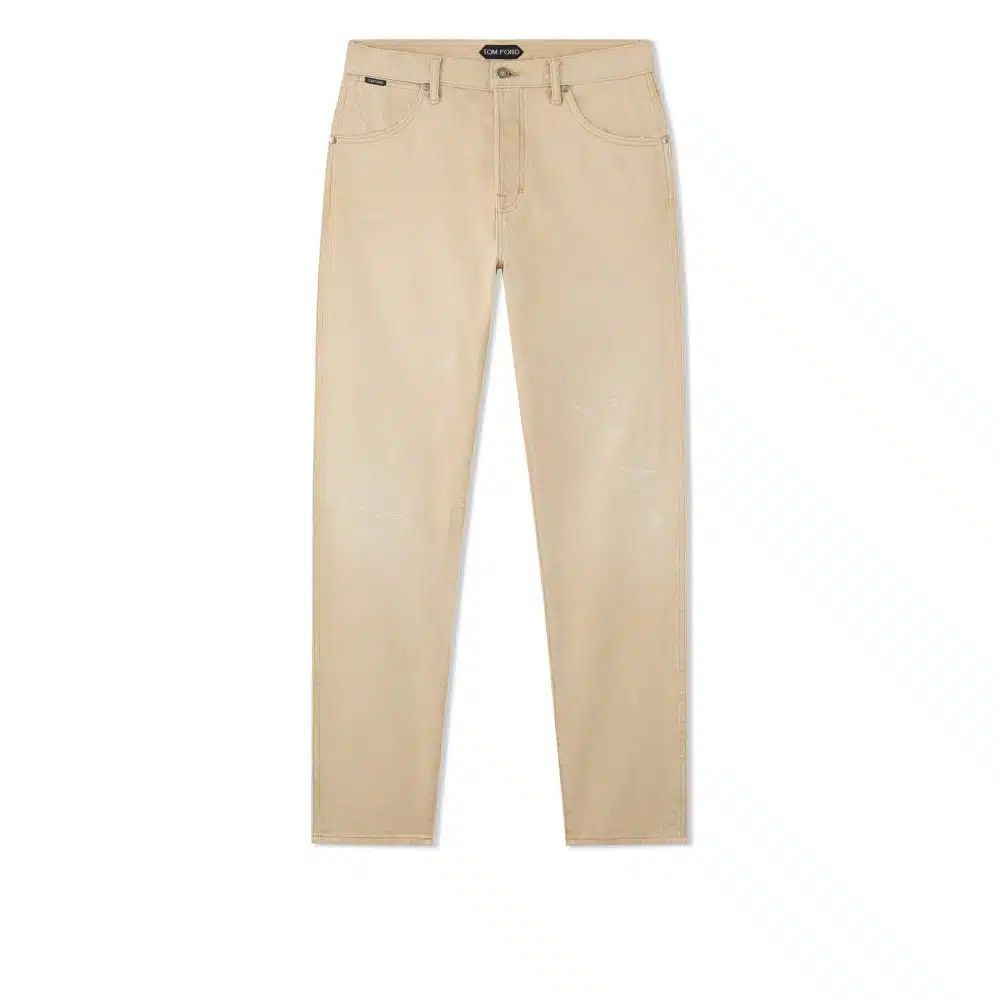Tom Ford o1loc1c0226 DPS001 Slim Fit Jeans in Beige Size US 30 / EU 46 - 1 Thumbnail