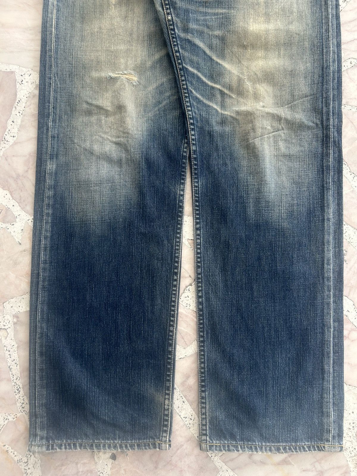 Levi's Levis 503 Vintage Japan Ripped Jeans Size US 36 / EU 52 - 4 Thumbnail