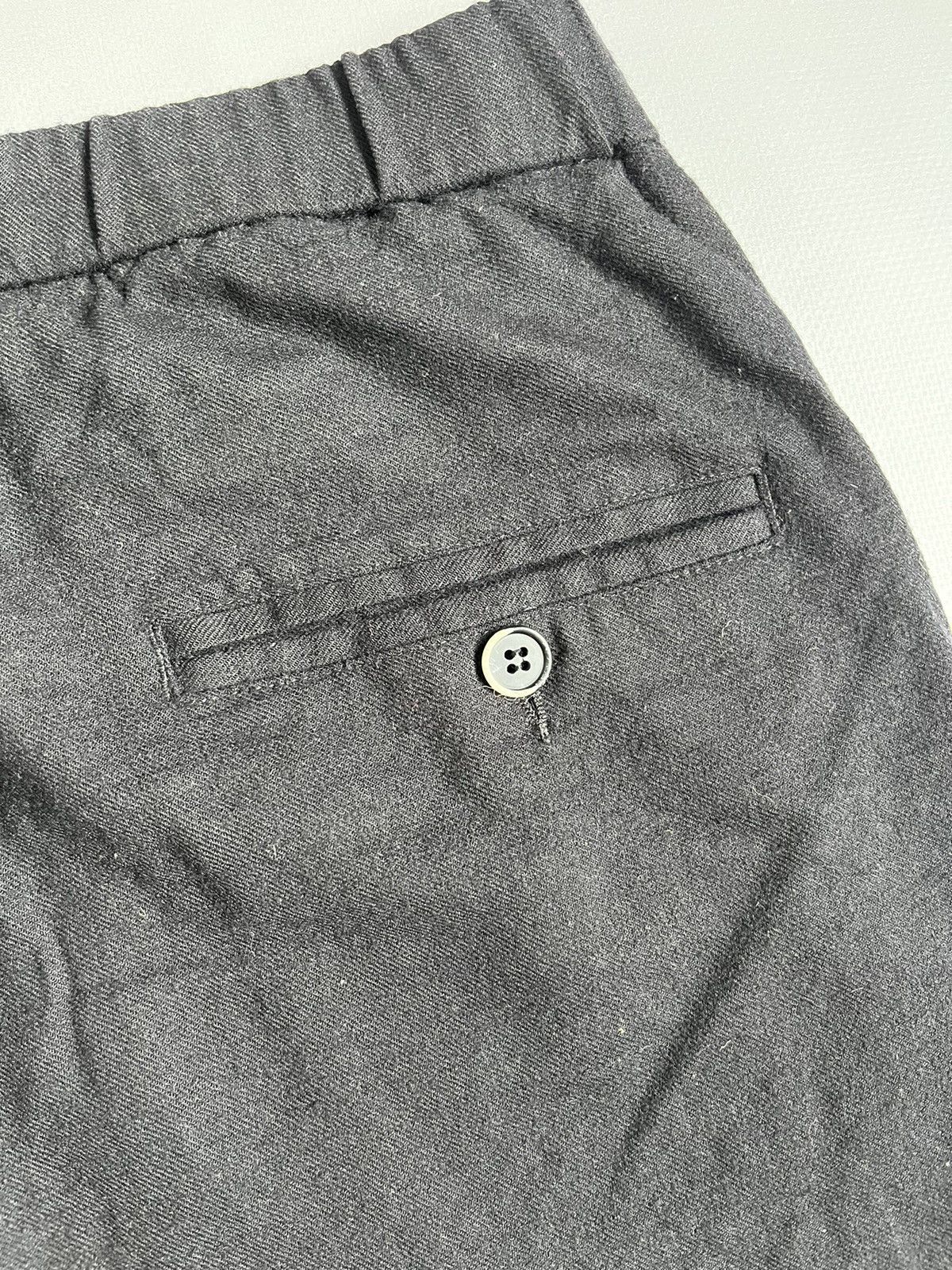 Barena Venezia × Japanese Brand BARENA Venezia Unisex Black Wool Pocket Trousers Size 34" / US 12 / IT 48 - 11 Thumbnail