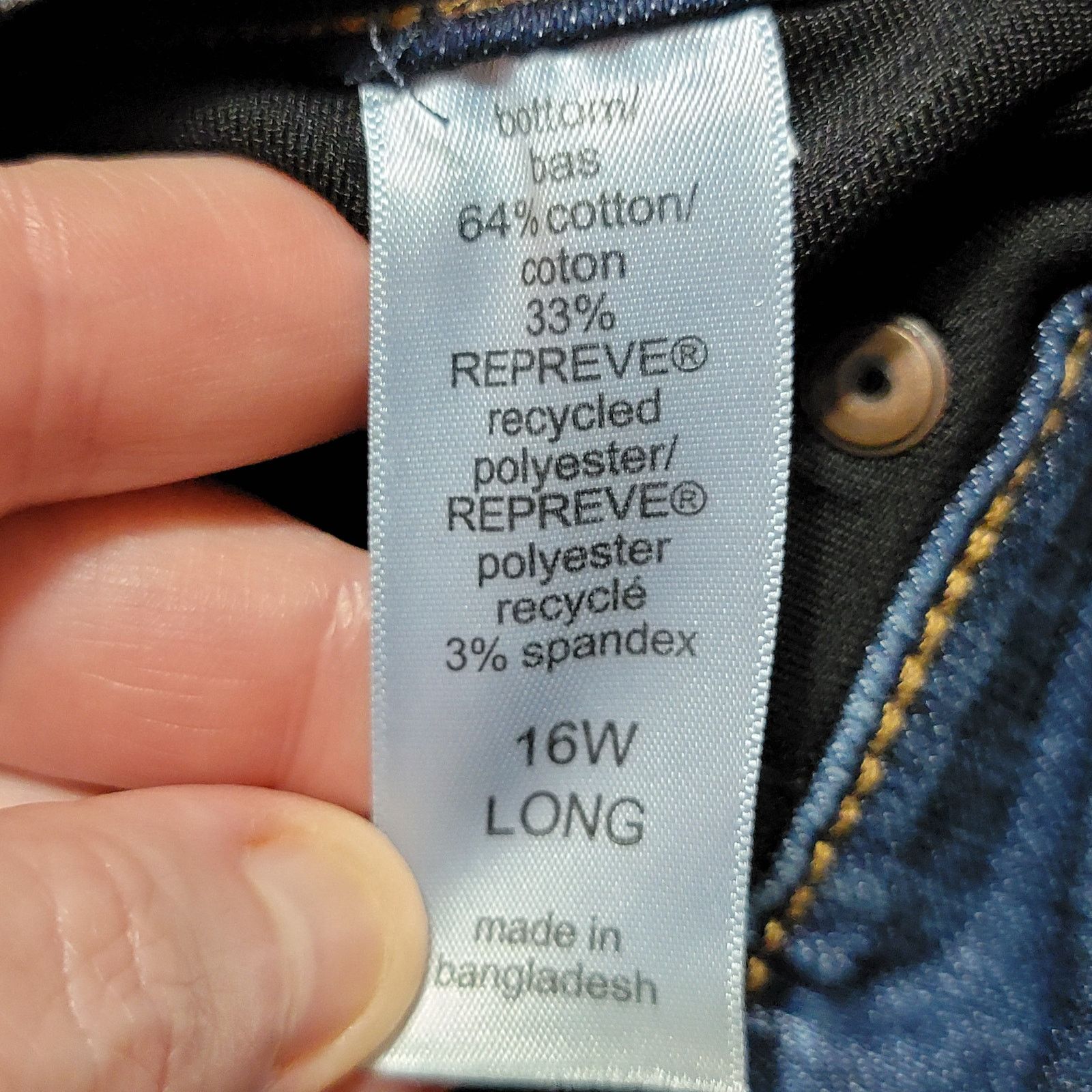 Other m Jeans By Maurices Everflex Slim Boot Mid Rise- 16W Long Size 38" / US 16 / IT 52 - 6 Thumbnail