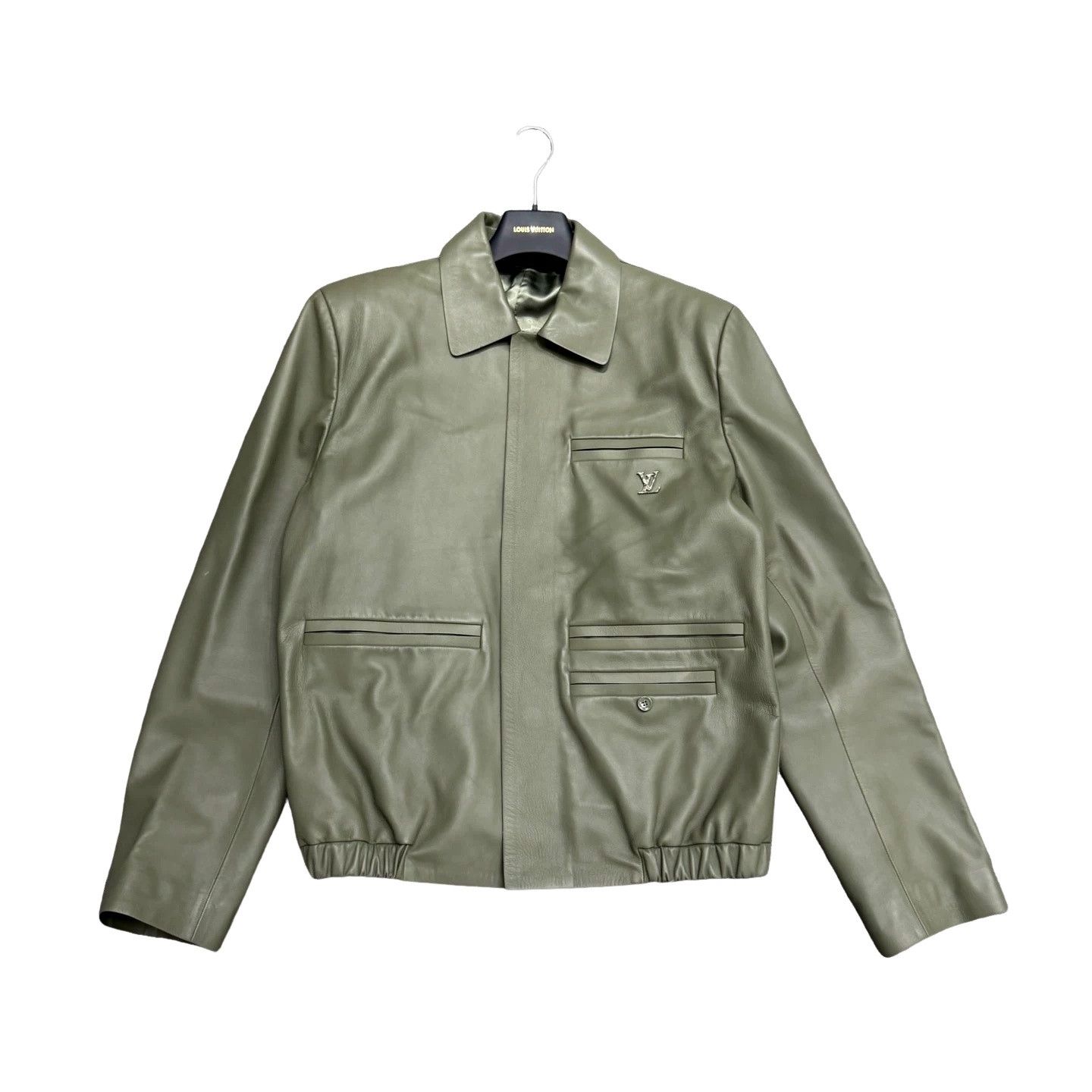 Louis Vuitton Louis Vuitton Lambskin Leather Jacket Size L Size US L / EU 52-54 / 3 - 1 Thumbnail
