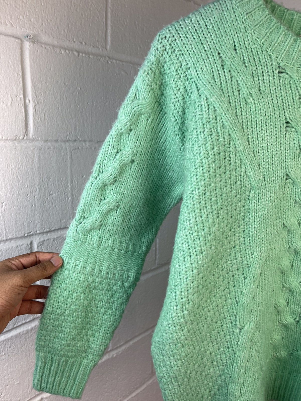 Jil Sander × Raf Simons 2009 JIL SANDER CABLE KNIT SWEATER Size US M / EU 48-50 / 2 - 10 Thumbnail