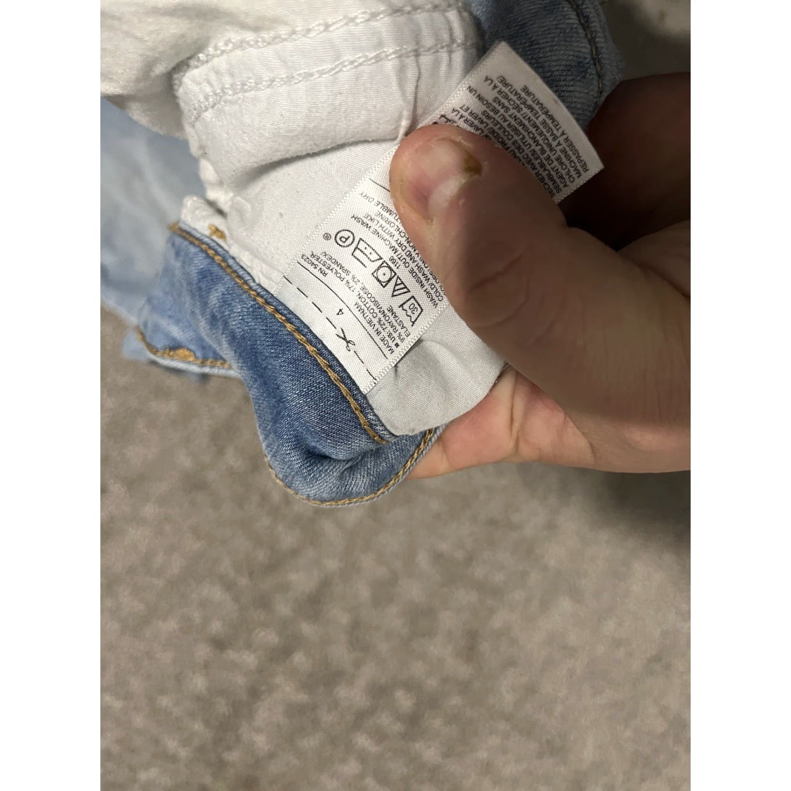 Old Navy Old Navy Rockstar Super Skinny Jeans Womens 4 Blue Regular Size 27" / US 4 / IT 40 - 6 Thumbnail