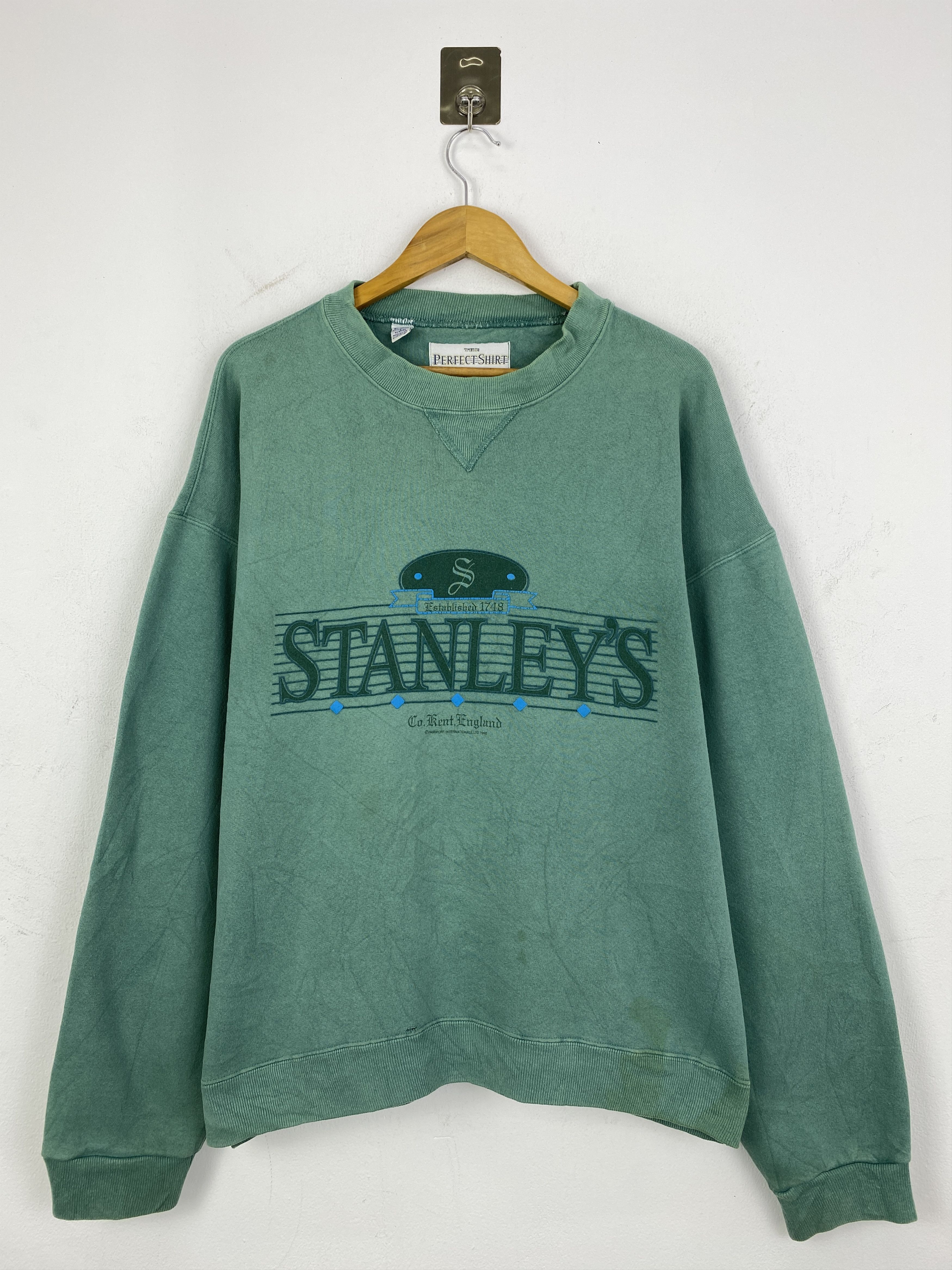 Other Vintage 80s Stanleys Pullover Crewneck Sweatshirt SH0234+ Size US L / EU 52-54 / 3 - 1 Thumbnail