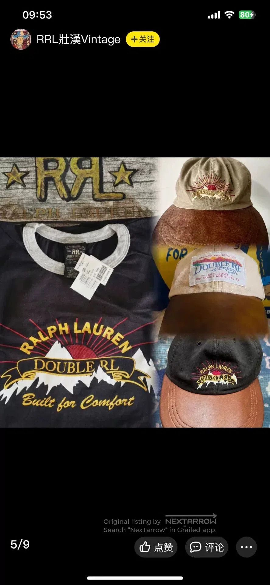 RRL Ralph Lauren Rare Vintage RRL Sunrise Logo T. Size US XXL / EU 58 / 5 - 2 Thumbnail