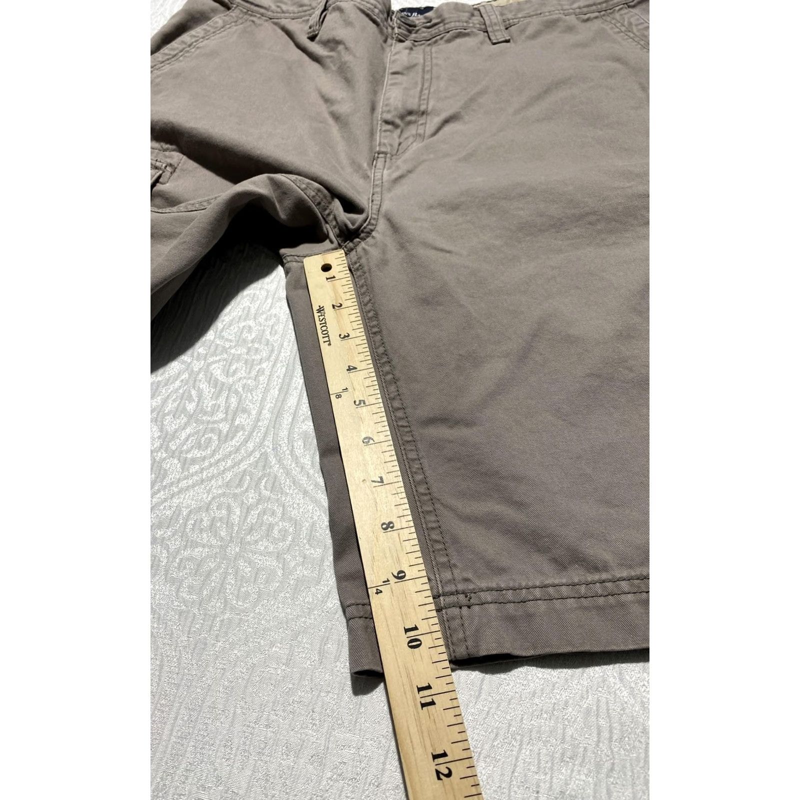 Vintage St. John's Bay Shorts Mens 38 Brown Cargo Canvas Pockets Cotton Casual Summer VINTAGE? Size US 38 / EU 54 - 5 Thumbnail