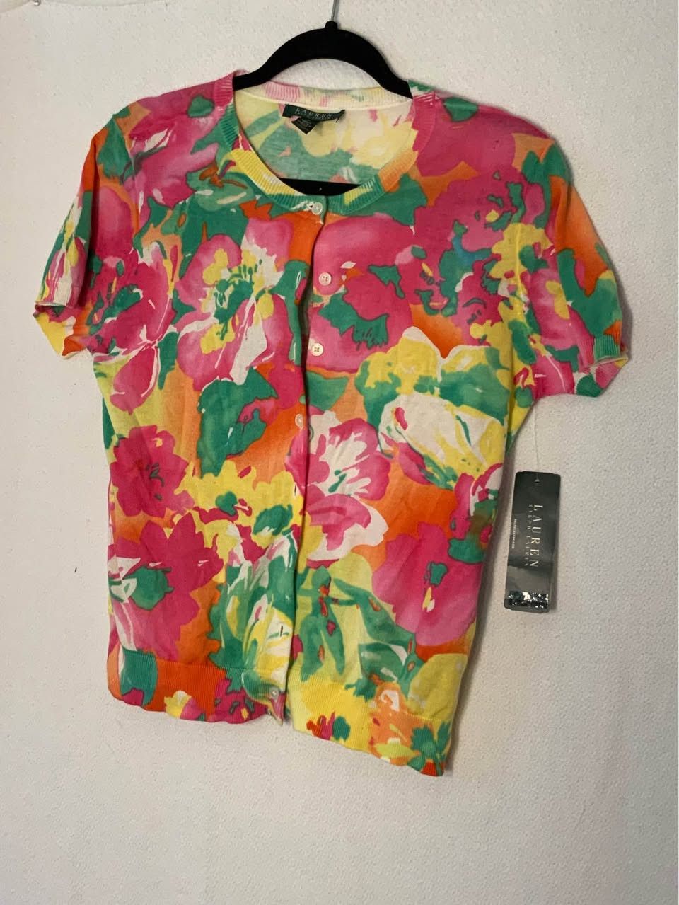 Ralph Lauren Lauren Ralph Lauren Short Sleeve Multi-color Size Medium Size M / US 6-8 / IT 42-44 - 1 Thumbnail
