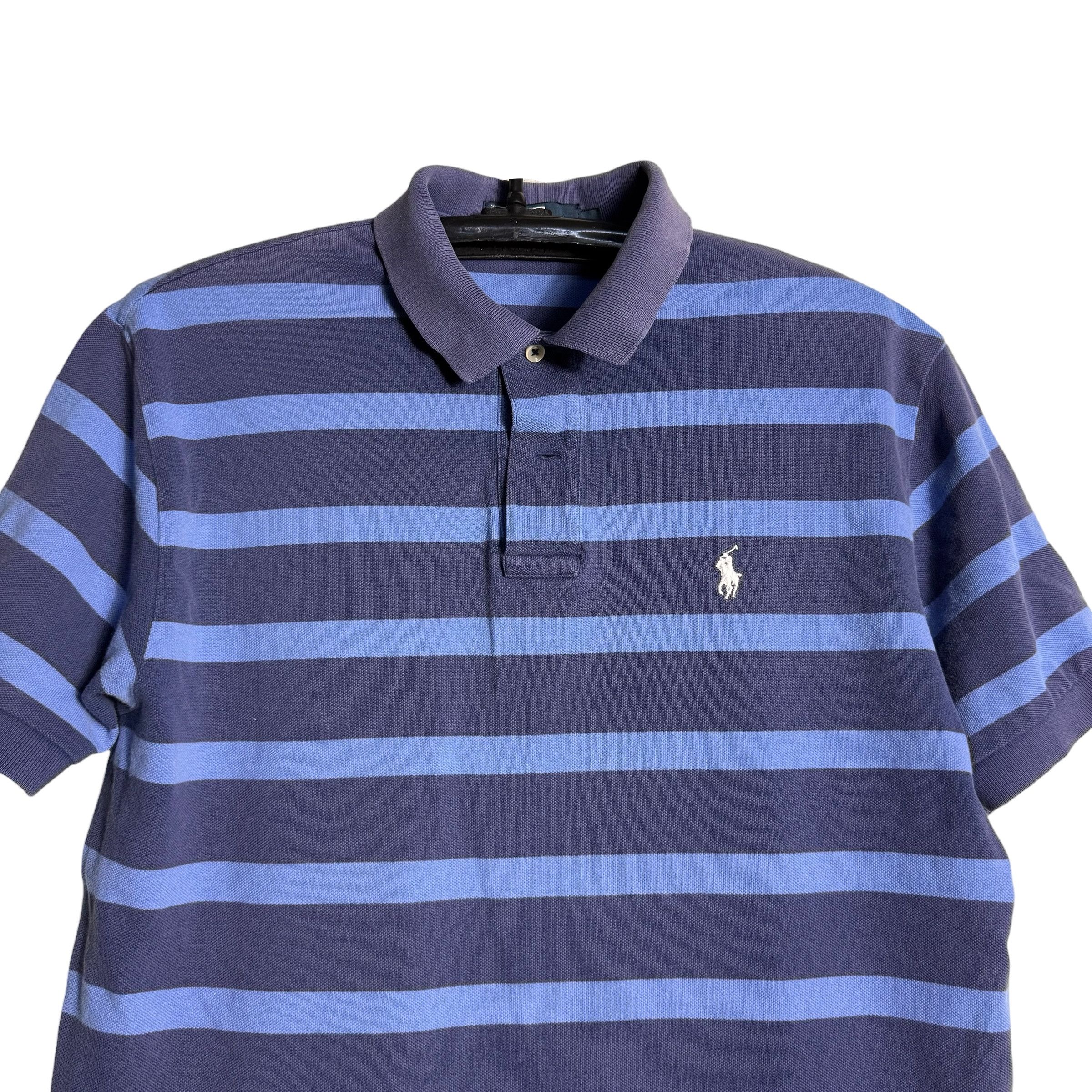 Polo Ralph Lauren 🔥RARE🔥Vintage Polo Ralph Lauren Stripes Polo Shirt Size US M / EU 48-50 / 2 - 2 Thumbnail