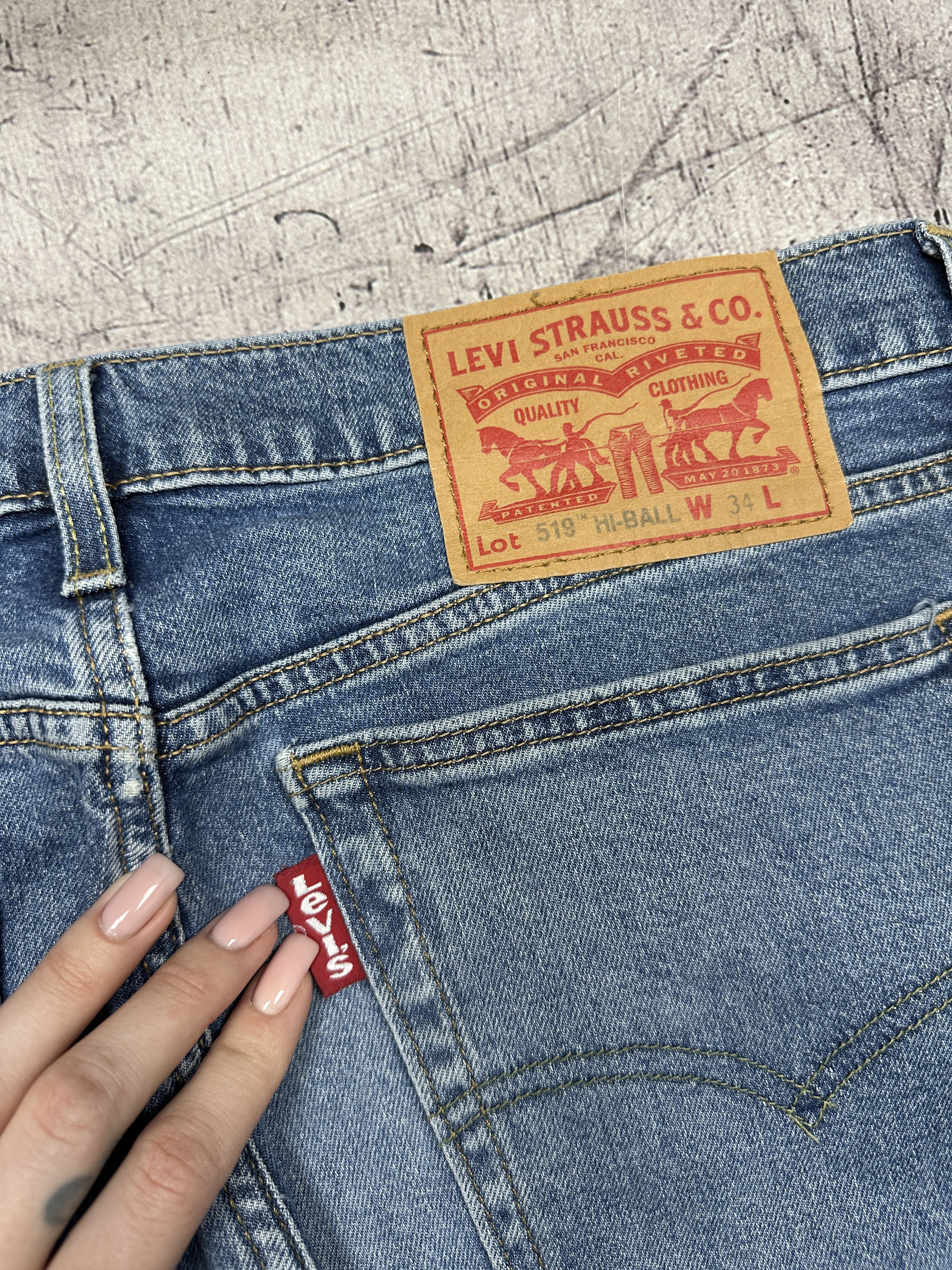Levi's Levi's 519 HI-BALL Mens Denim Pants Jeans Size US 34 / EU 50 - 3 Thumbnail