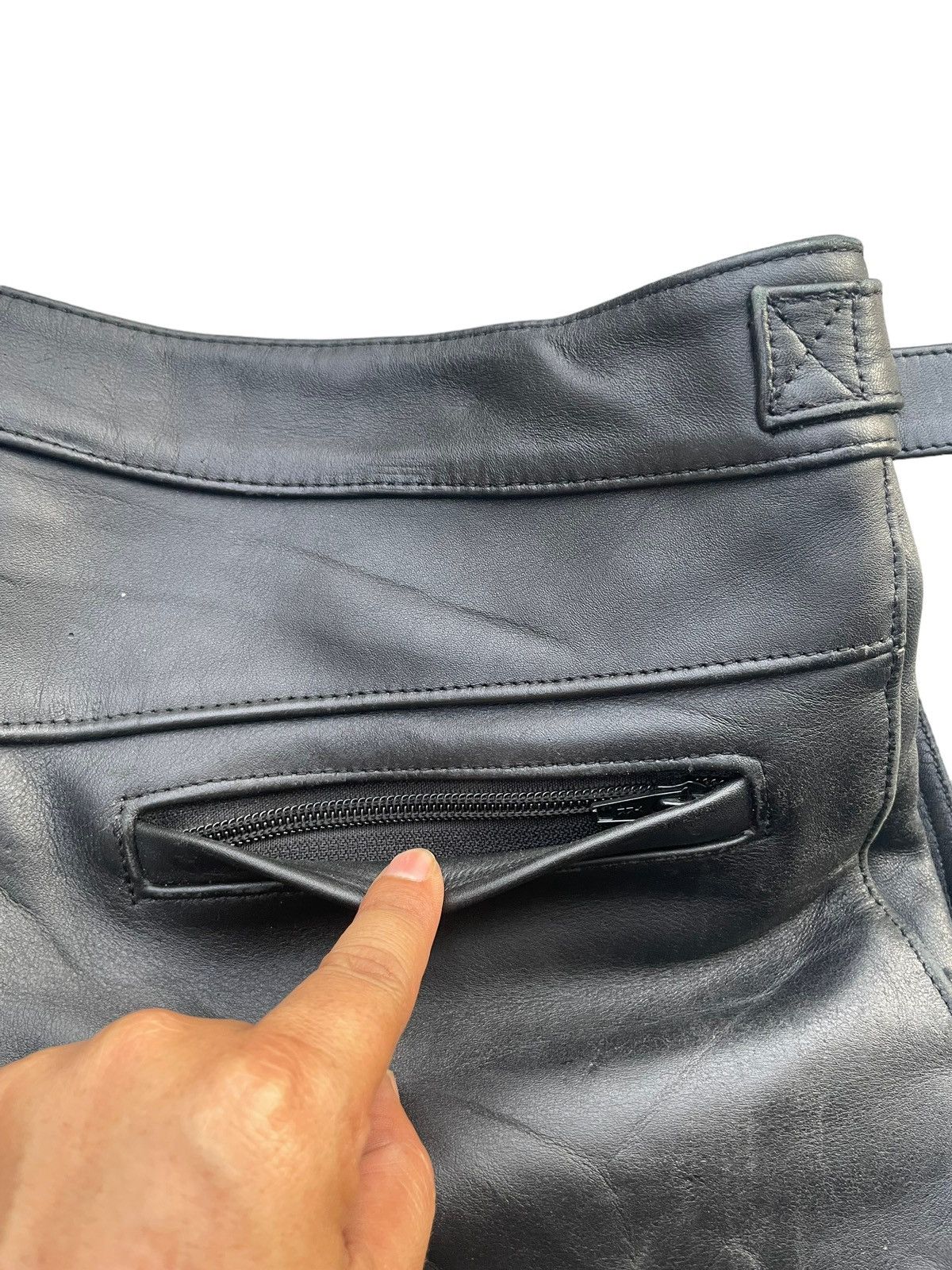 If Six Was Nine × Japanese Brand × Leather Vintage Nankai Leather Pant Size US 32 / EU 48 - 10 Thumbnail