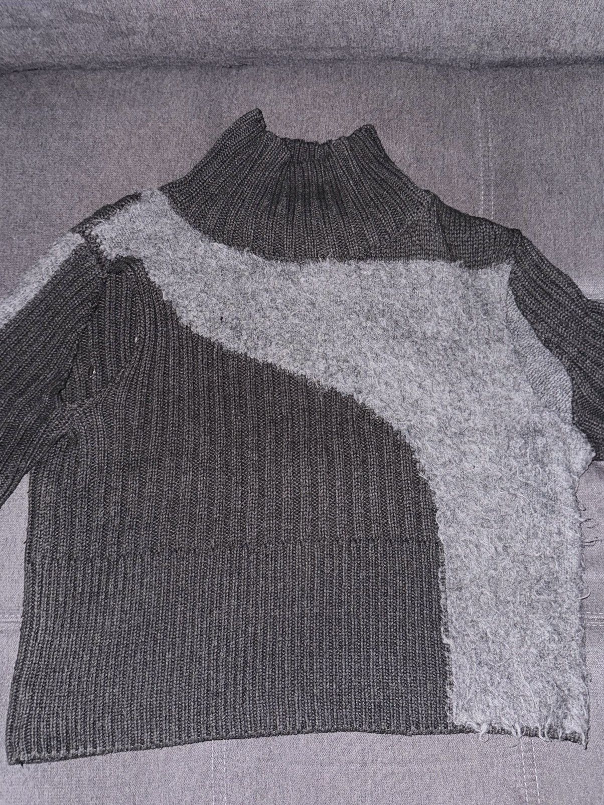 image of No Faith Studios Mohair Knit in Black, Men's (Size Small)