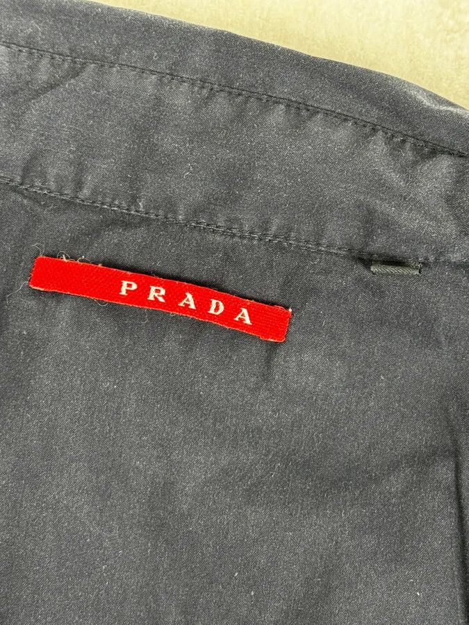 Prada 2000s Prada Navy Classic Soft Shirt Size US M / EU 48-50 / 2 - 11 Thumbnail