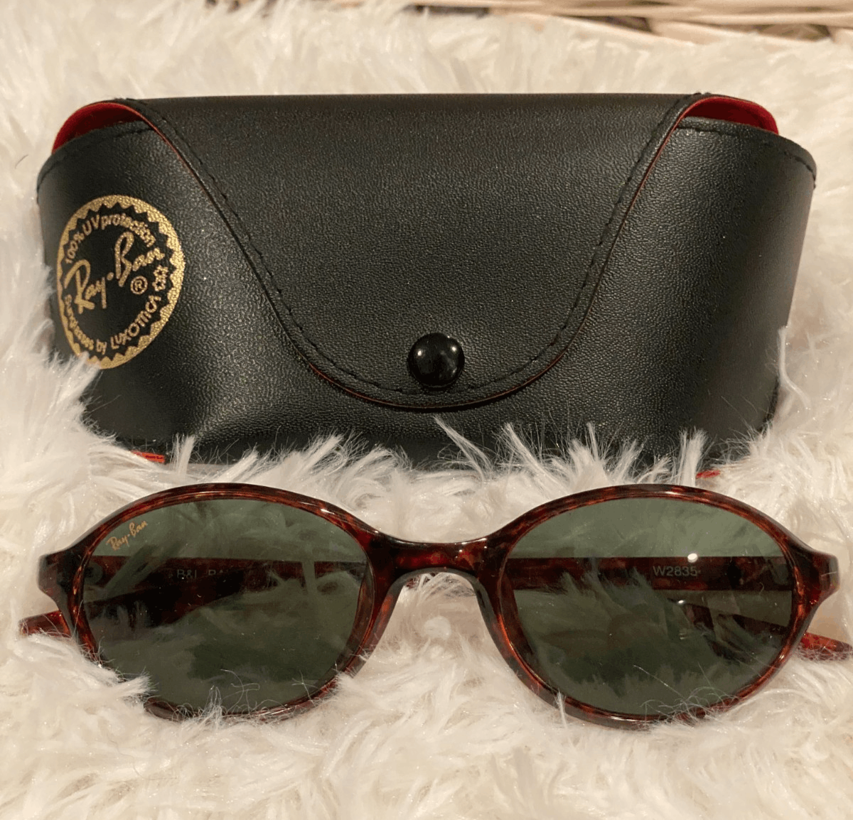 RayBan Vintage B&L Ray Ban W2835 Cherry Tortoise G15 Glass Side St Size ONE SIZE - 1 Thumbnail