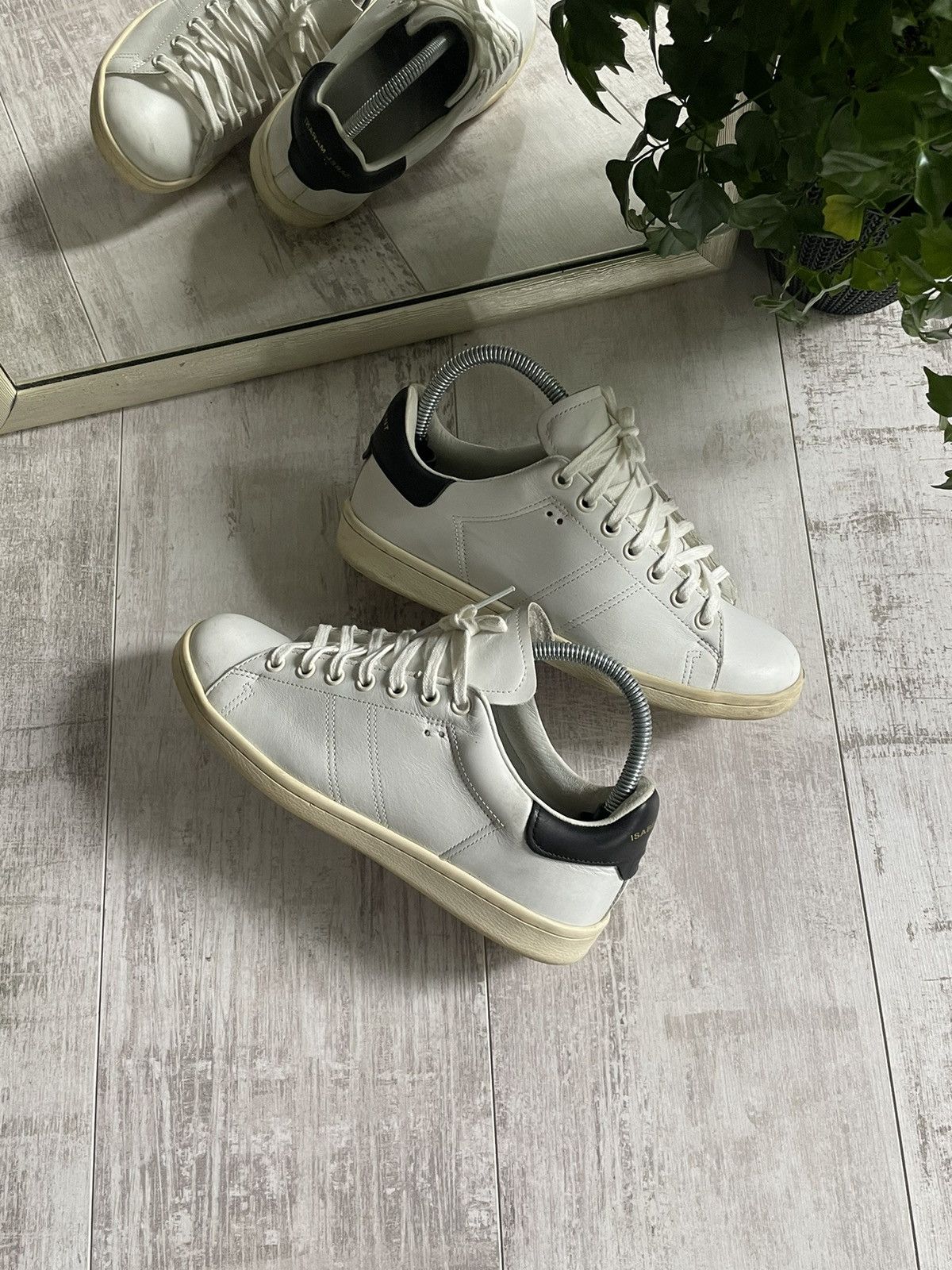 スニーカー Isabel Marant Etoile White Leather Logo Classic Sn Sneakers Isabel Marant × Isabel Marant Etoile Isabel Marant Etoile