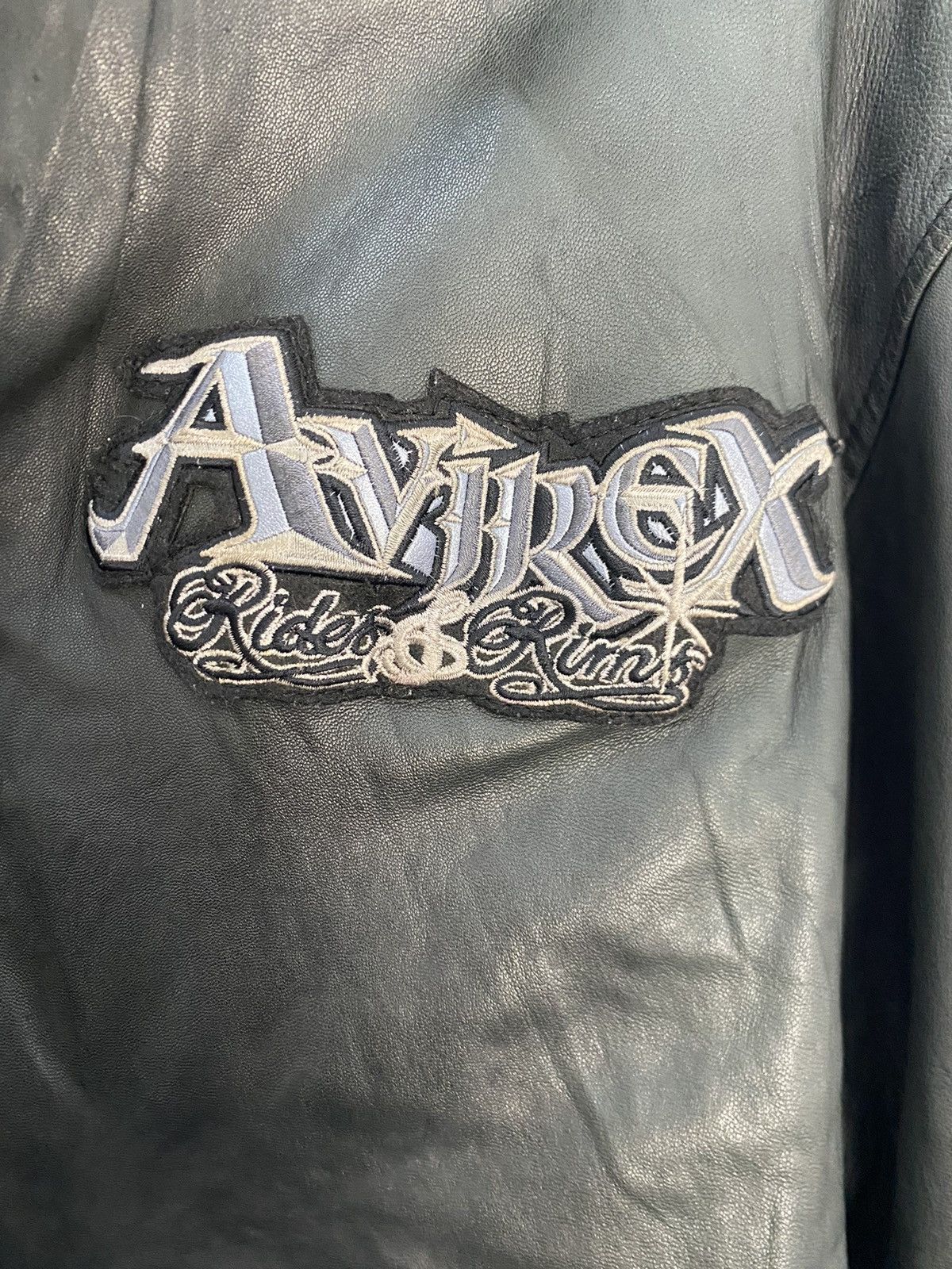 Avirex AVIREX LEATHER RIM & RAIDERS 75 JACKET PHAT FARM INNER Size US L / EU 52-54 / 3 - 10 Thumbnail