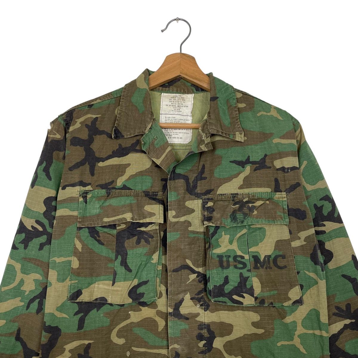 Other Vintage 70s Military USMC Camo Jacket Size US XS / EU 42 / 0 - 2 Thumbnail