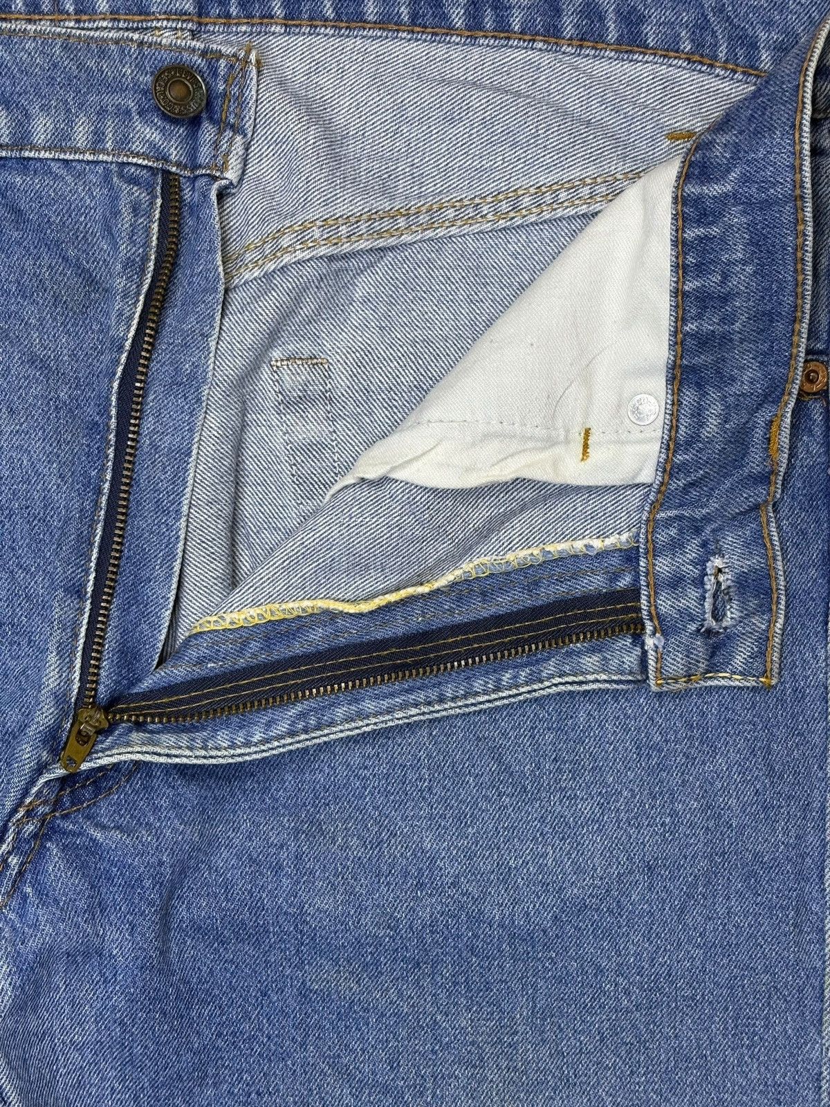 Levi's × Vintage Vintage 70s Levis Blue Wash Grunge Style Jeans Size US 33 - 9 Thumbnail