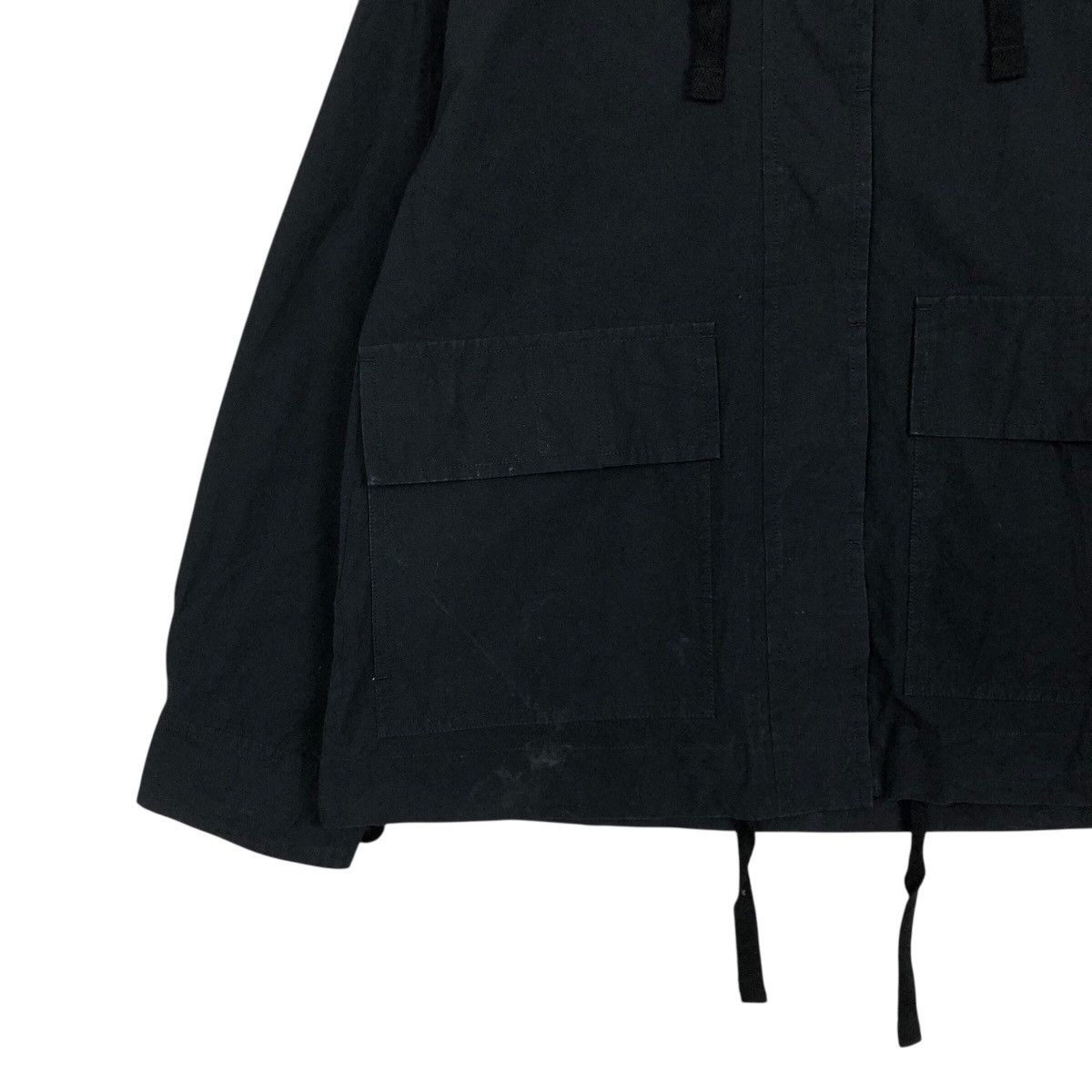Margaret Howell 📌Rich Black Vintage Cropped Hoodie Jacket Chore MHL Size US M / EU 48-50 / 2 - 5 Thumbnail