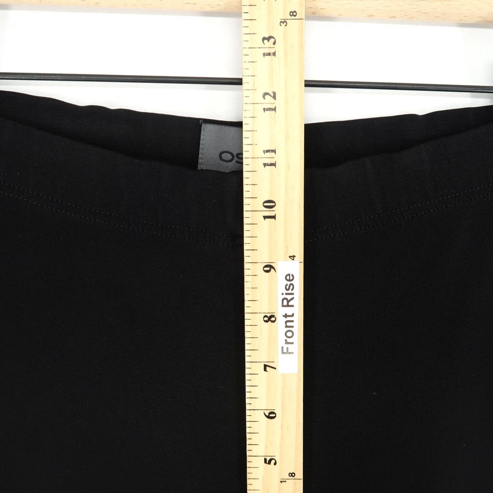 Vintage OSKA Pants Womens 8 Black Straight Leg Stretch Pull Trousers Comfort Size 30" / US 8 / IT 44 - 5 Thumbnail