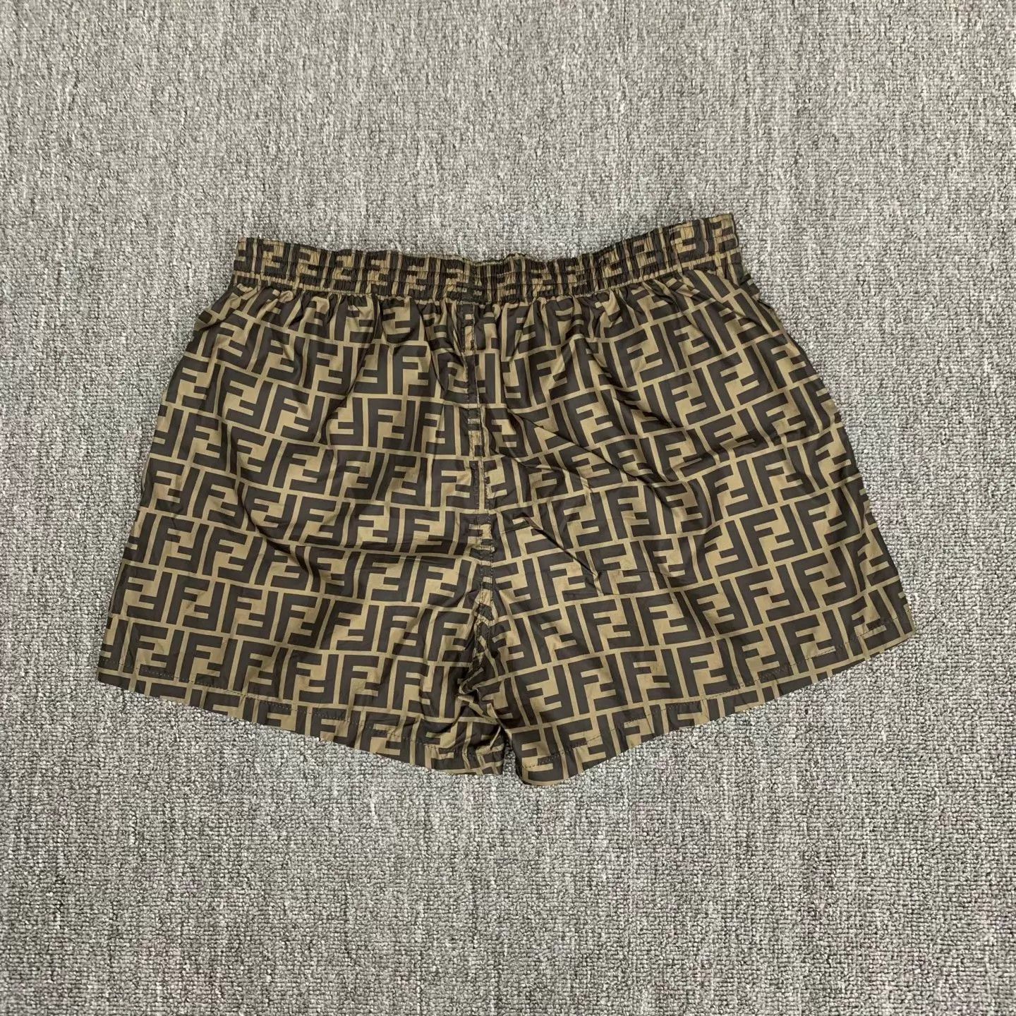 Fendi Fendi Brown FF Monogram Shorts 50 95 New LX1467 Size 36" / US 14 / IT 50 - 2 Thumbnail