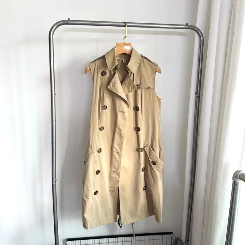 Burberry Burberry Women's Khaki Wool Coat Size L / US 10 / IT 46 - 1 Thumbnail
