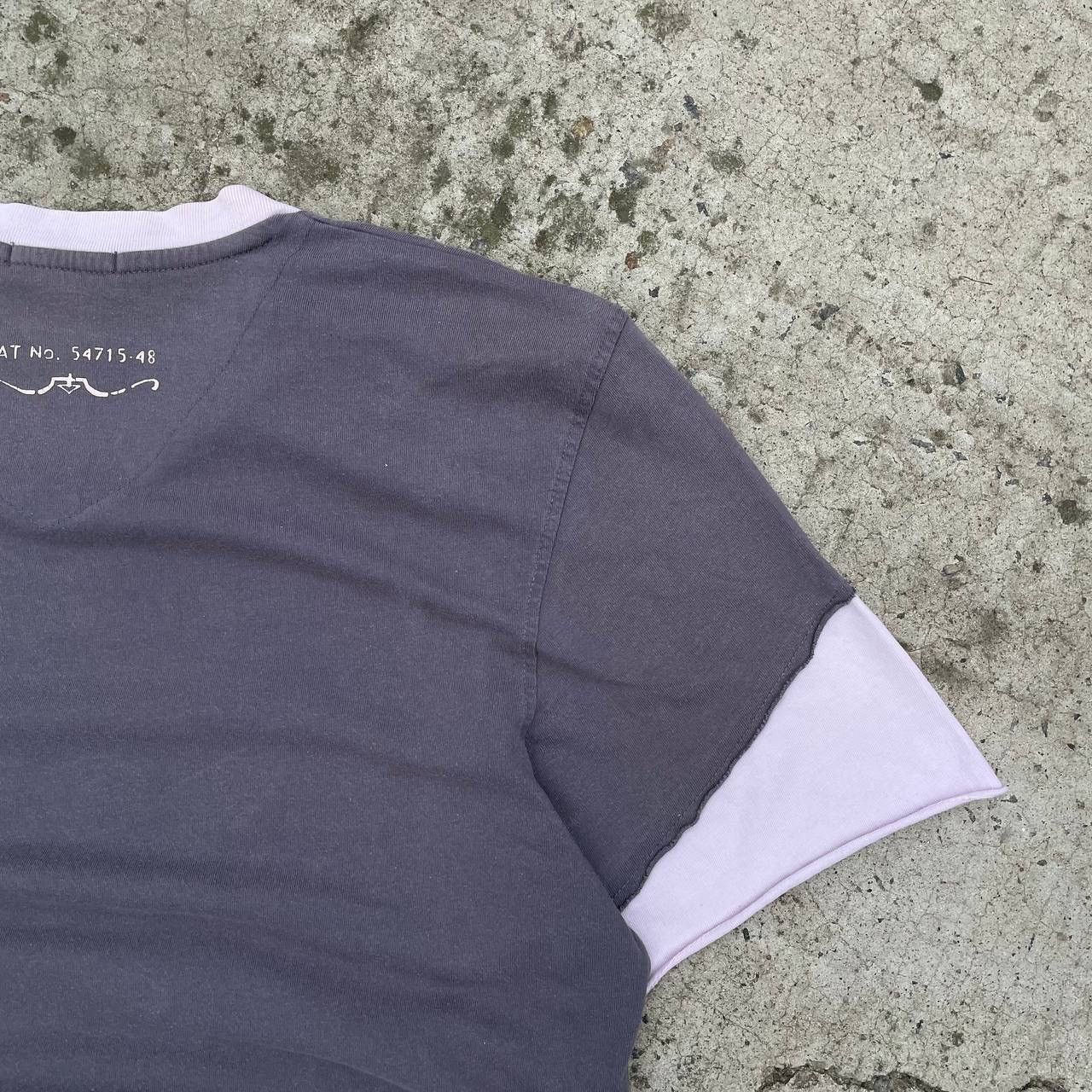 POST ARCHIVE FACTION (PAF) Vintage Archival George V Neck T-shirts Big Logo Y2K 00s USA Size US M / EU 48-50 / 2 - 9 Thumbnail