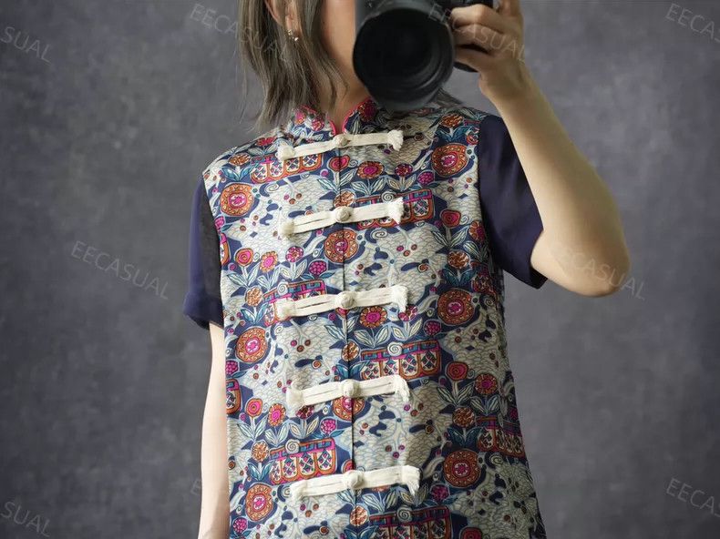 Comme des Garcons Comme Des Garcons Chinese buttoned print dress Size S / US 4 / IT 40 - 2 Thumbnail