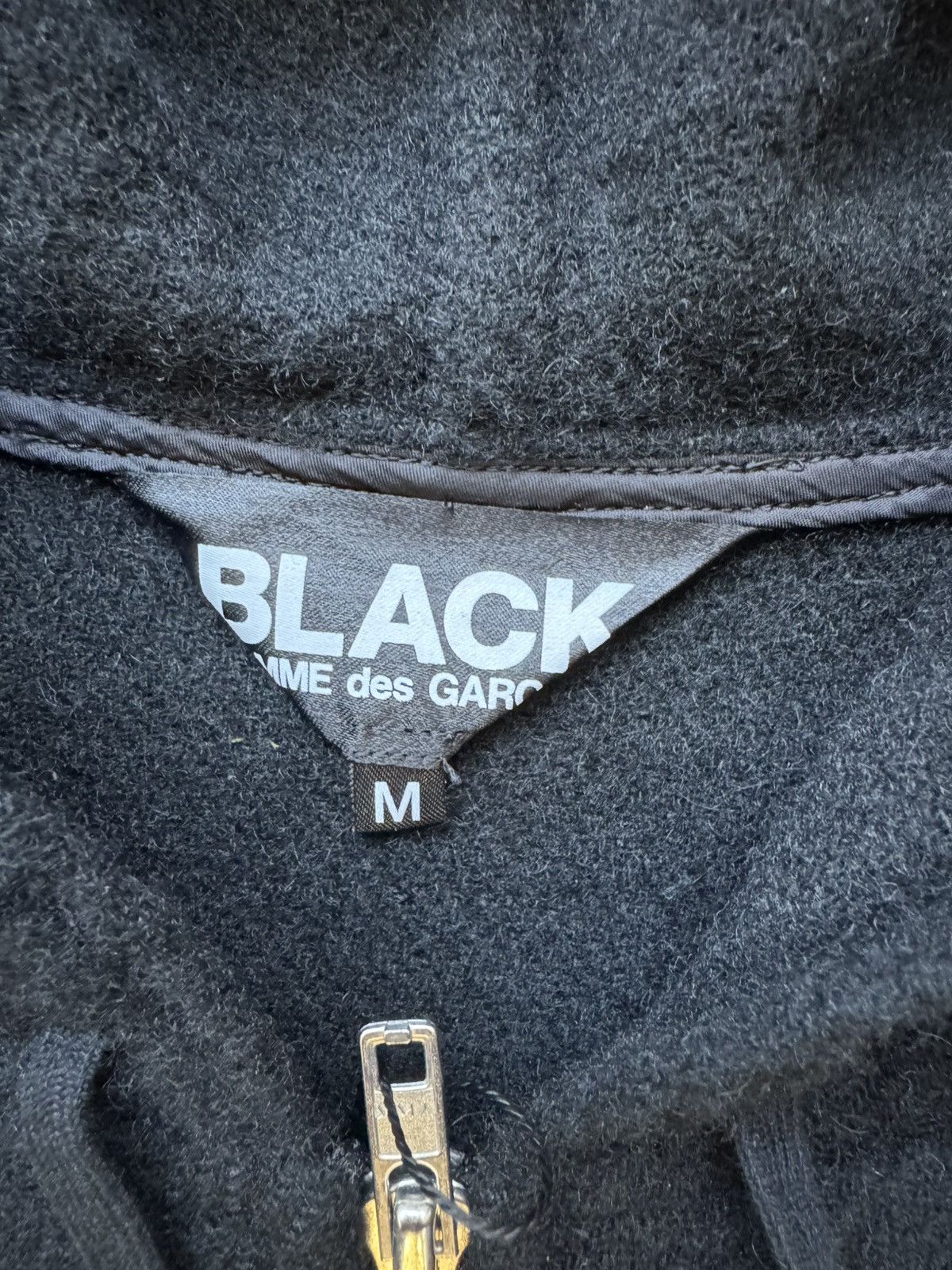 Comme des Garcons Black Comme Des Garcons Black Zip Up Hoodie Size US M / EU 48-50 / 2 - 4 Thumbnail