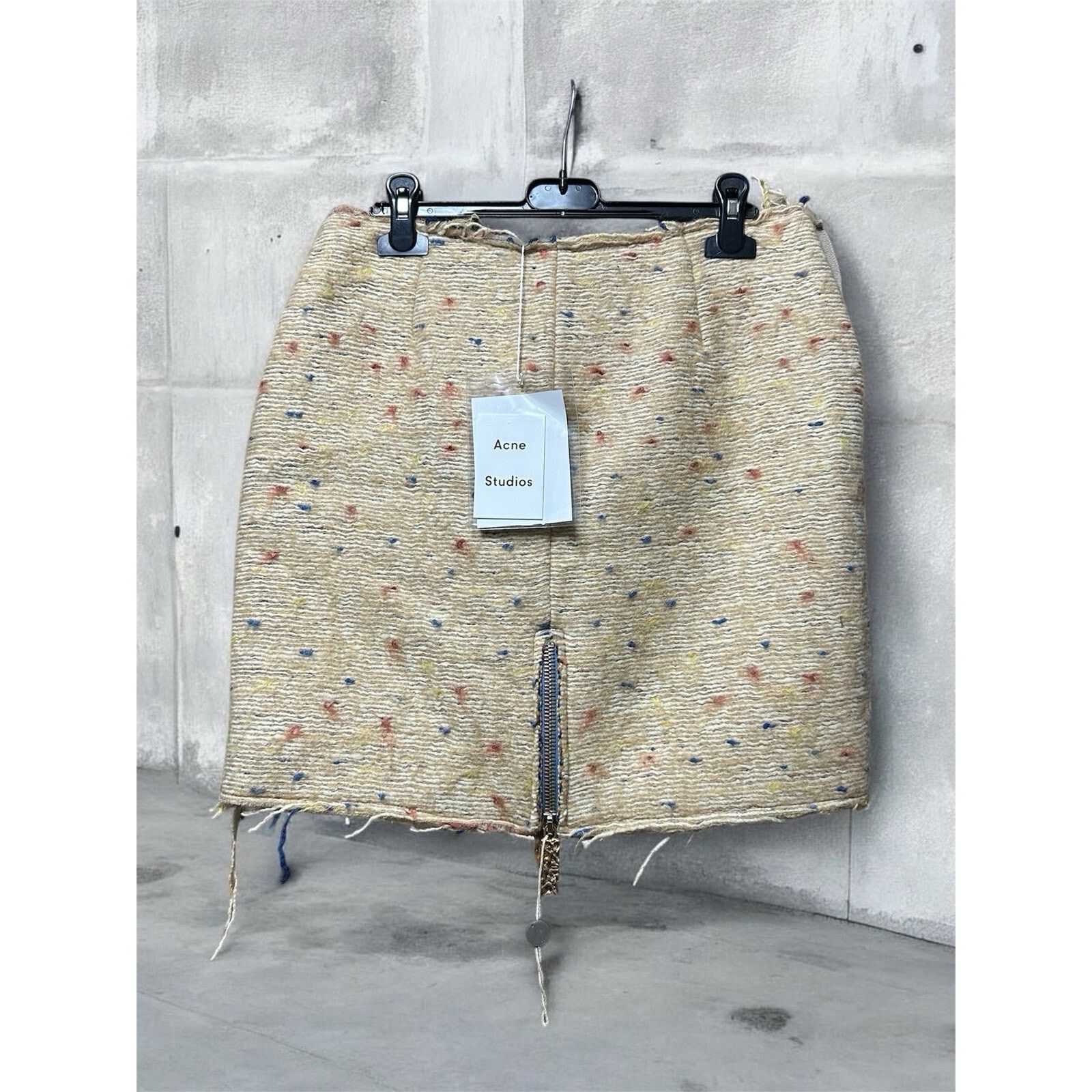 Acne Studios AW/15 Acne Studios Fury Dot Tweed Style Middle Length Skirt Size 28" / US 6 / IT 42 - 1 Thumbnail