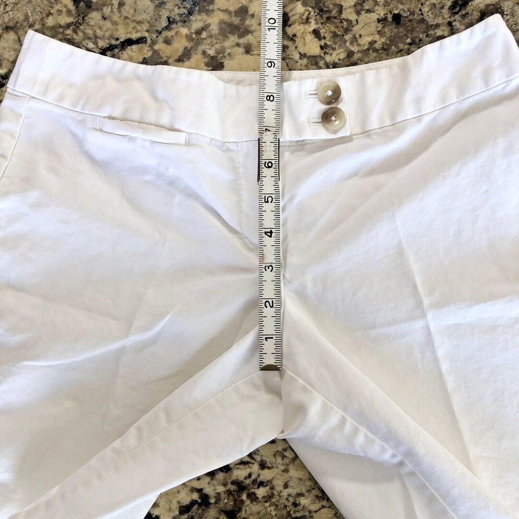 Ann Taylor Size 6P Ann Taylor Shorts Womens Signature White Size 28" / US 6 / IT 42 - 5 Thumbnail